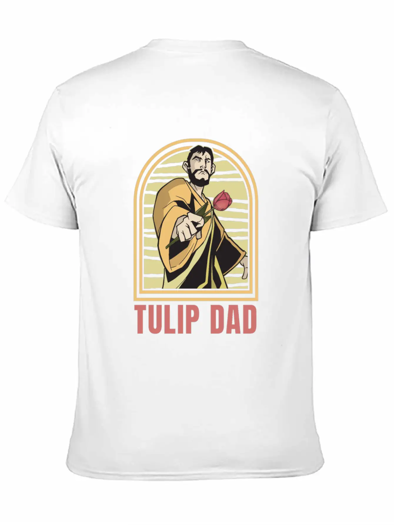 Tulip Gardening Dad Unisex Casual T-Shirt – Clean Design For Daily Comfort