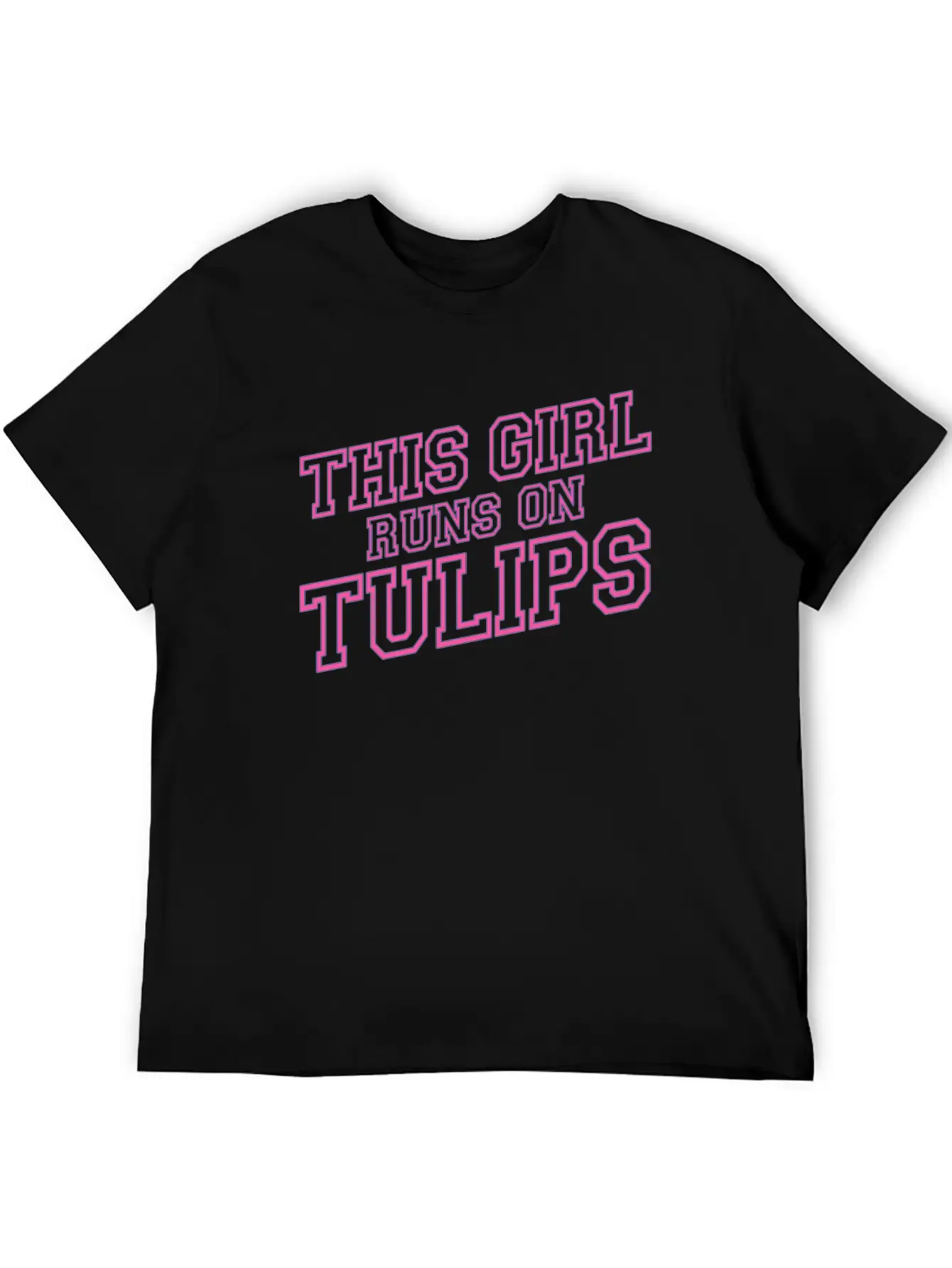 Tulip Gardening Tulips Lightweight Cotton T-Shirt – Daily Comfort Graphic Shirt