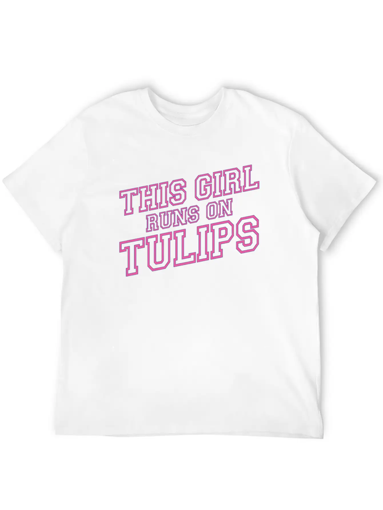 Tulip Gardening Tulips Lightweight Cotton T-Shirt – Daily Comfort Graphic Shirt