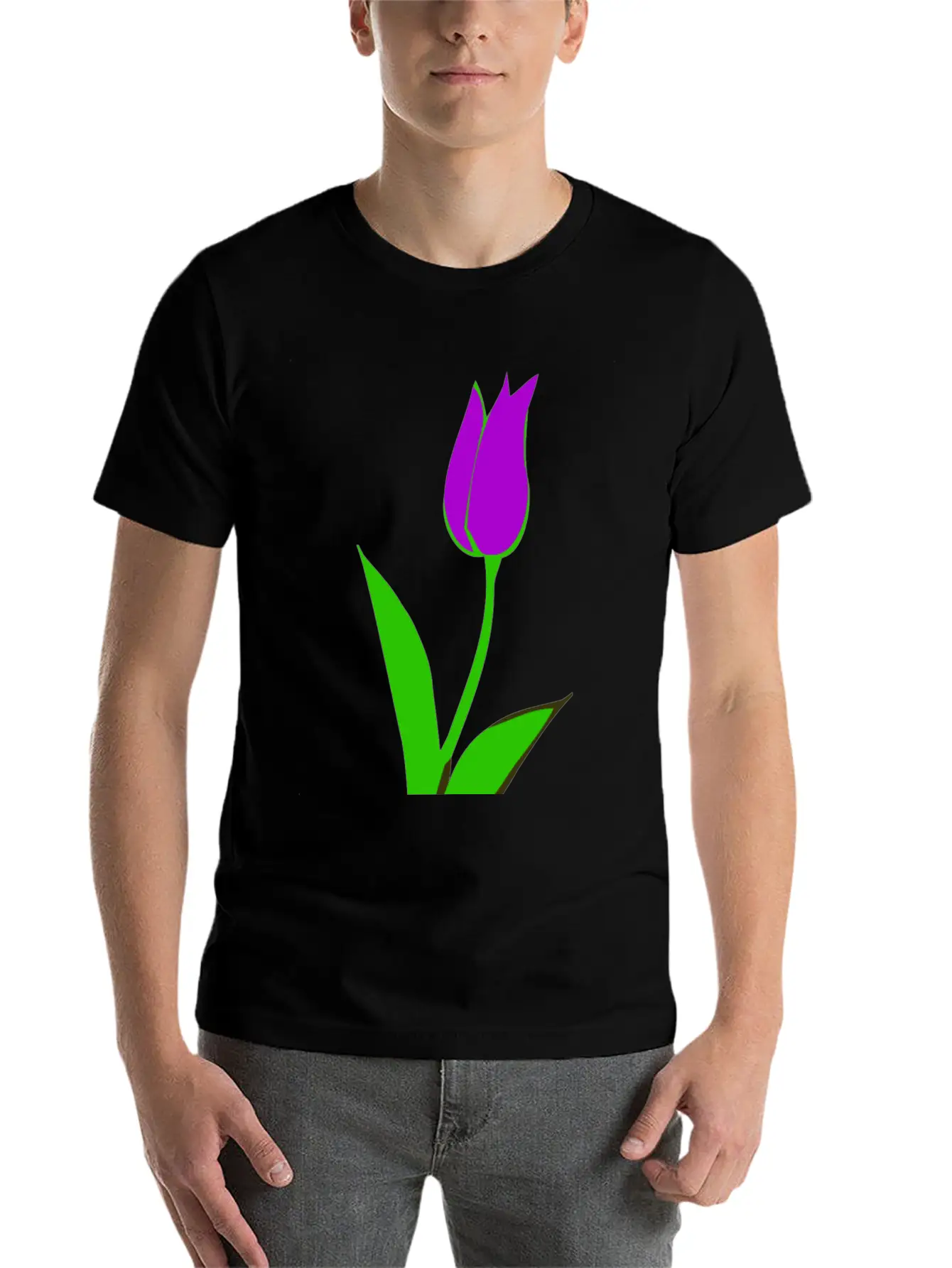Tulip Soft Cotton Short Sleeve Tee – Unisex Wardrobe Staple