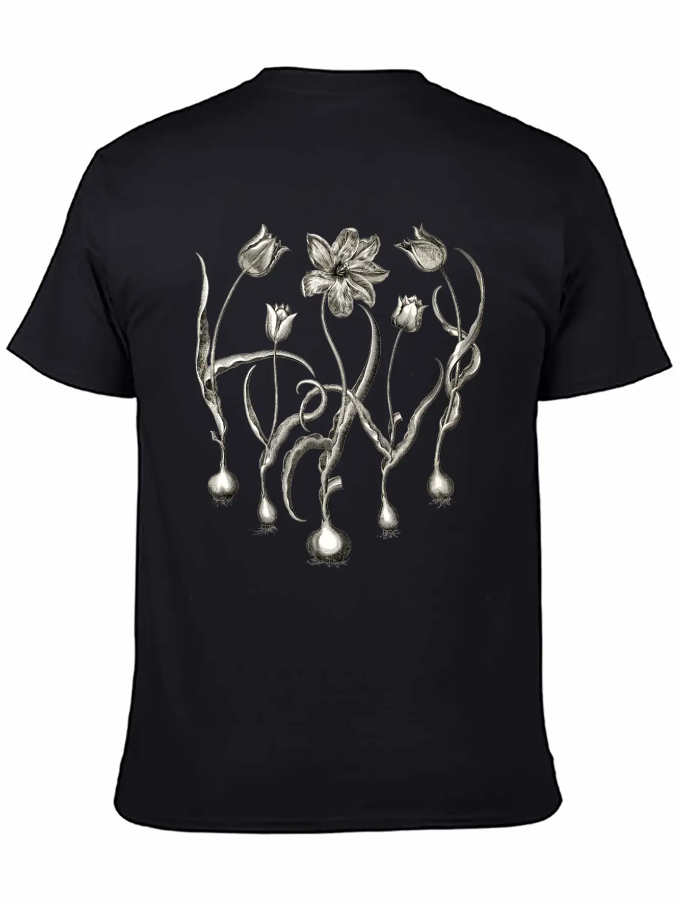 Tulips Basic Graphic T-Shirt – Daily Comfort In Soft Cotton