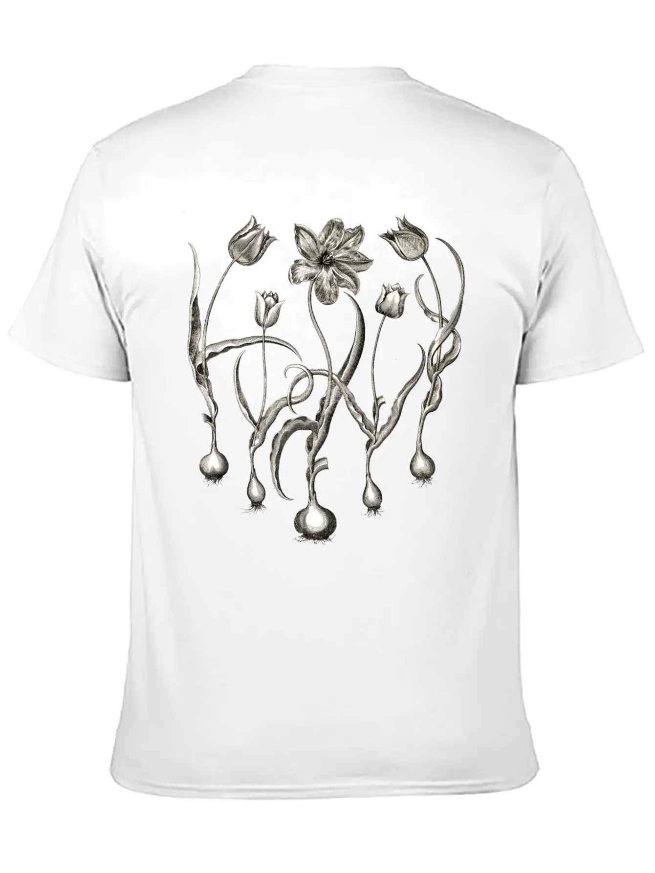 Tulips Basic Graphic T-Shirt – Daily Comfort In Soft Cotton