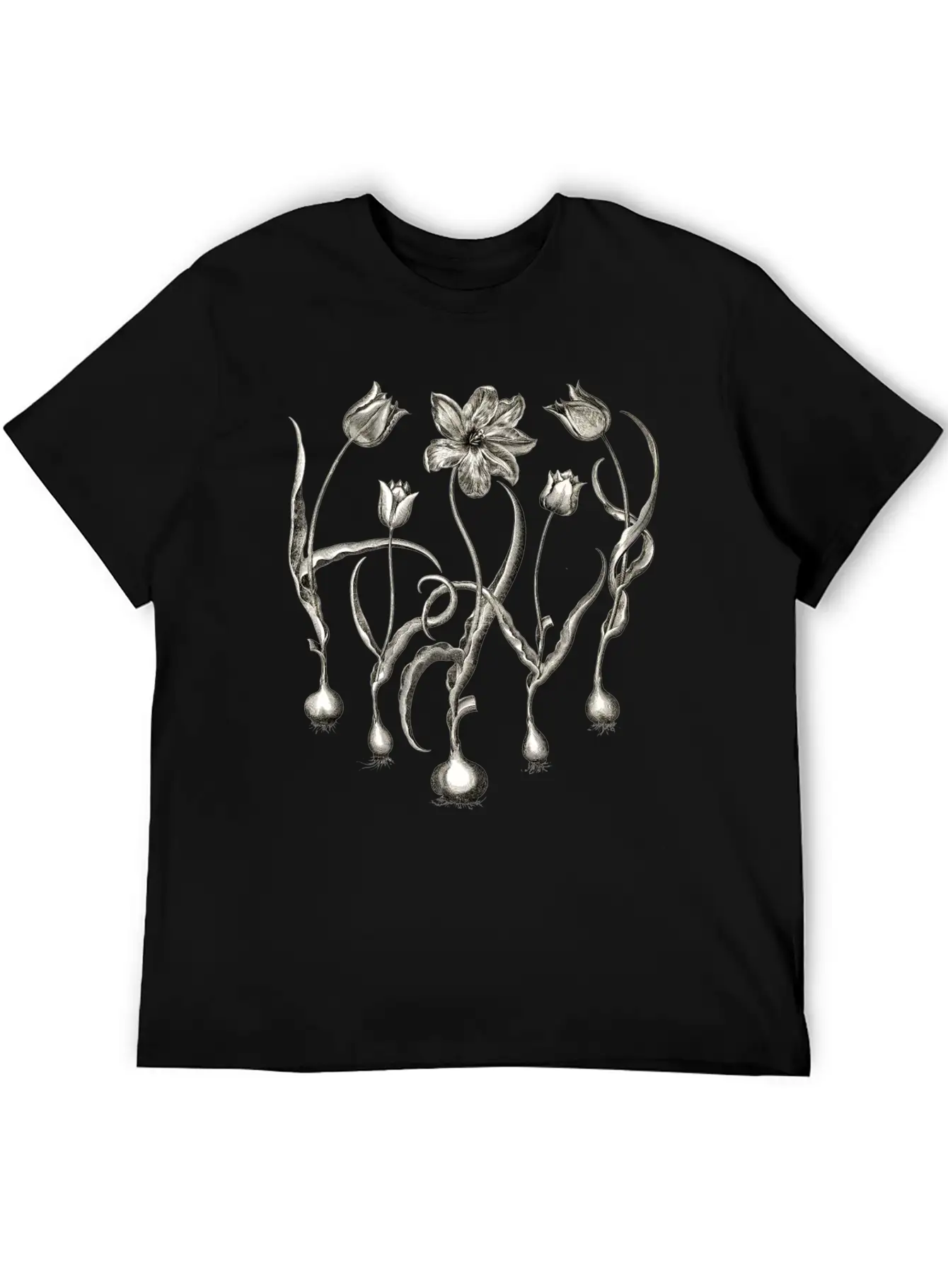 Tulips Basic Graphic T-Shirt – Daily Comfort In Soft Cotton