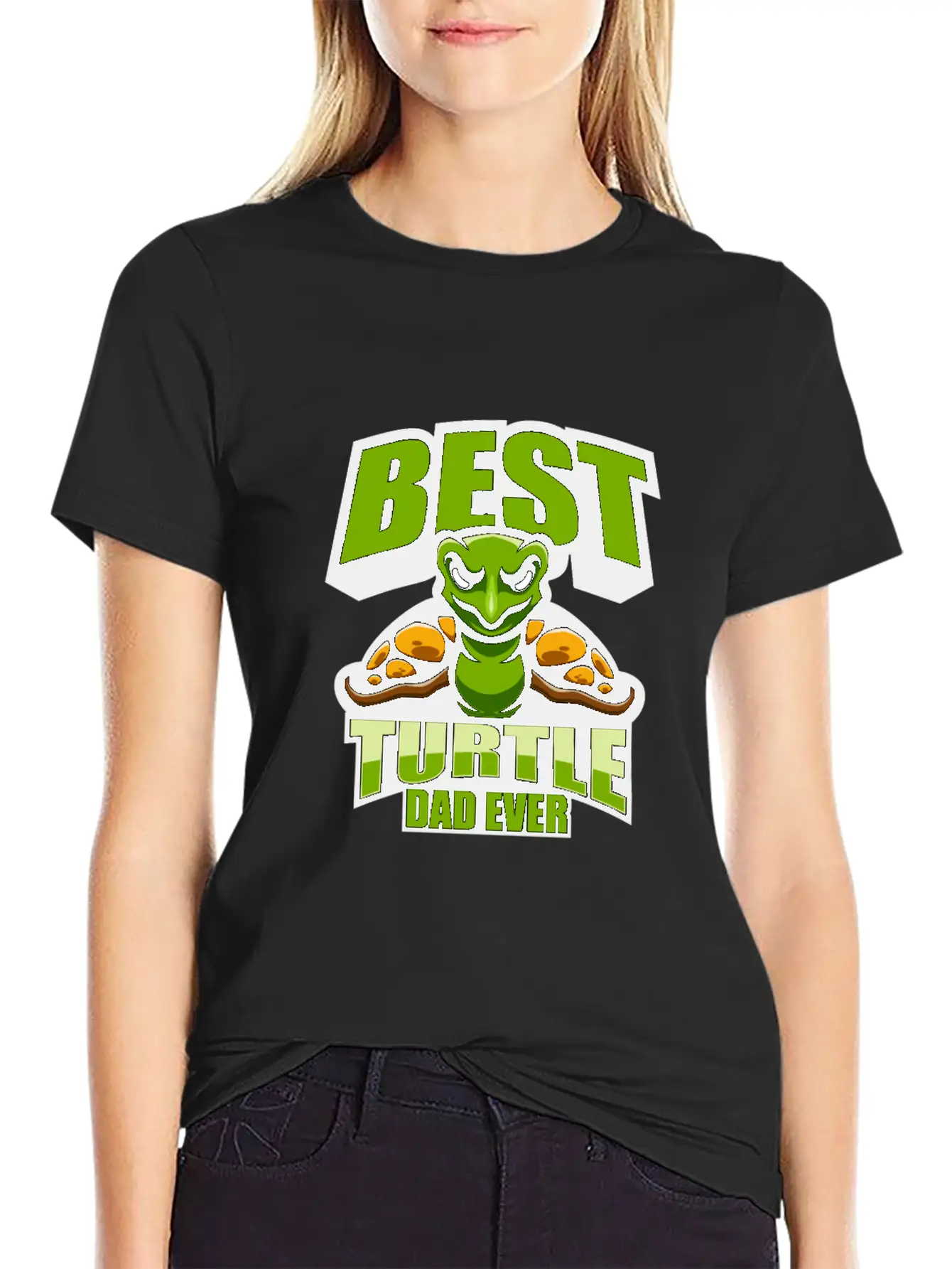 Turtle Dad Classic Fit Graphic Tee For Daily Comfort – Unisex Cotton Shirt