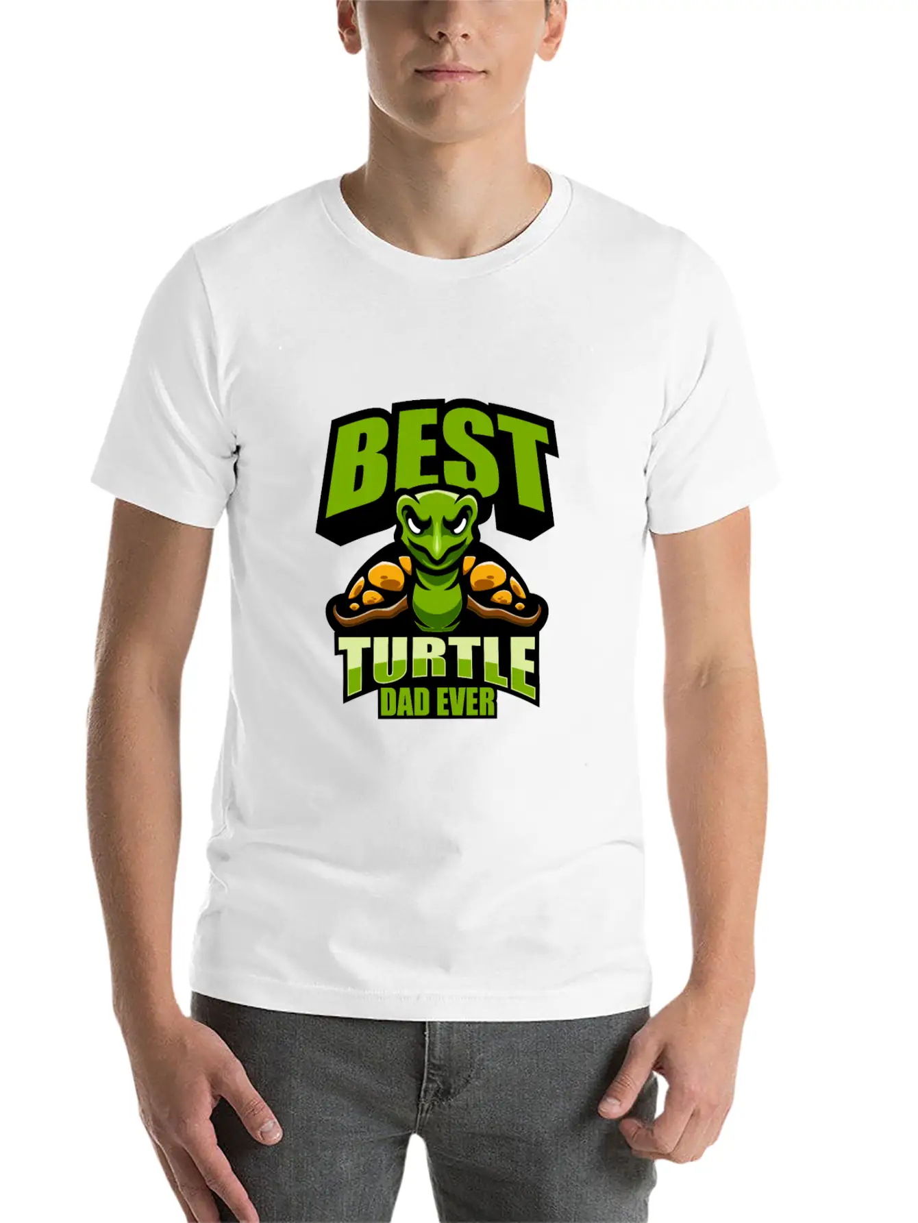 Turtle Dad Classic Fit Graphic Tee For Daily Comfort – Unisex Cotton Shirt