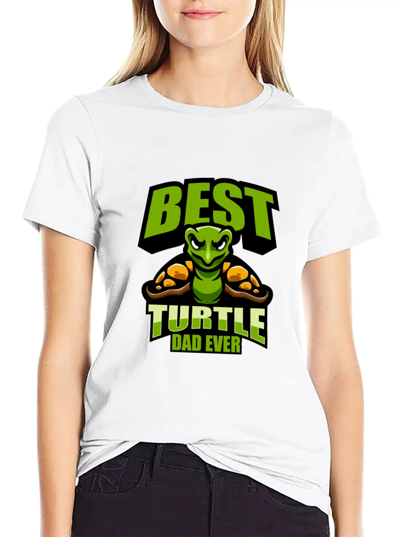 Turtle Dad Classic Fit Graphic Tee For Daily Comfort – Unisex Cotton Shirt