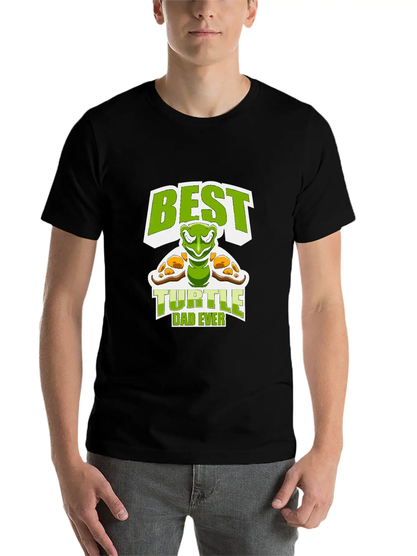 Turtle Dad Classic Fit Graphic Tee For Daily Comfort – Unisex Cotton Shirt