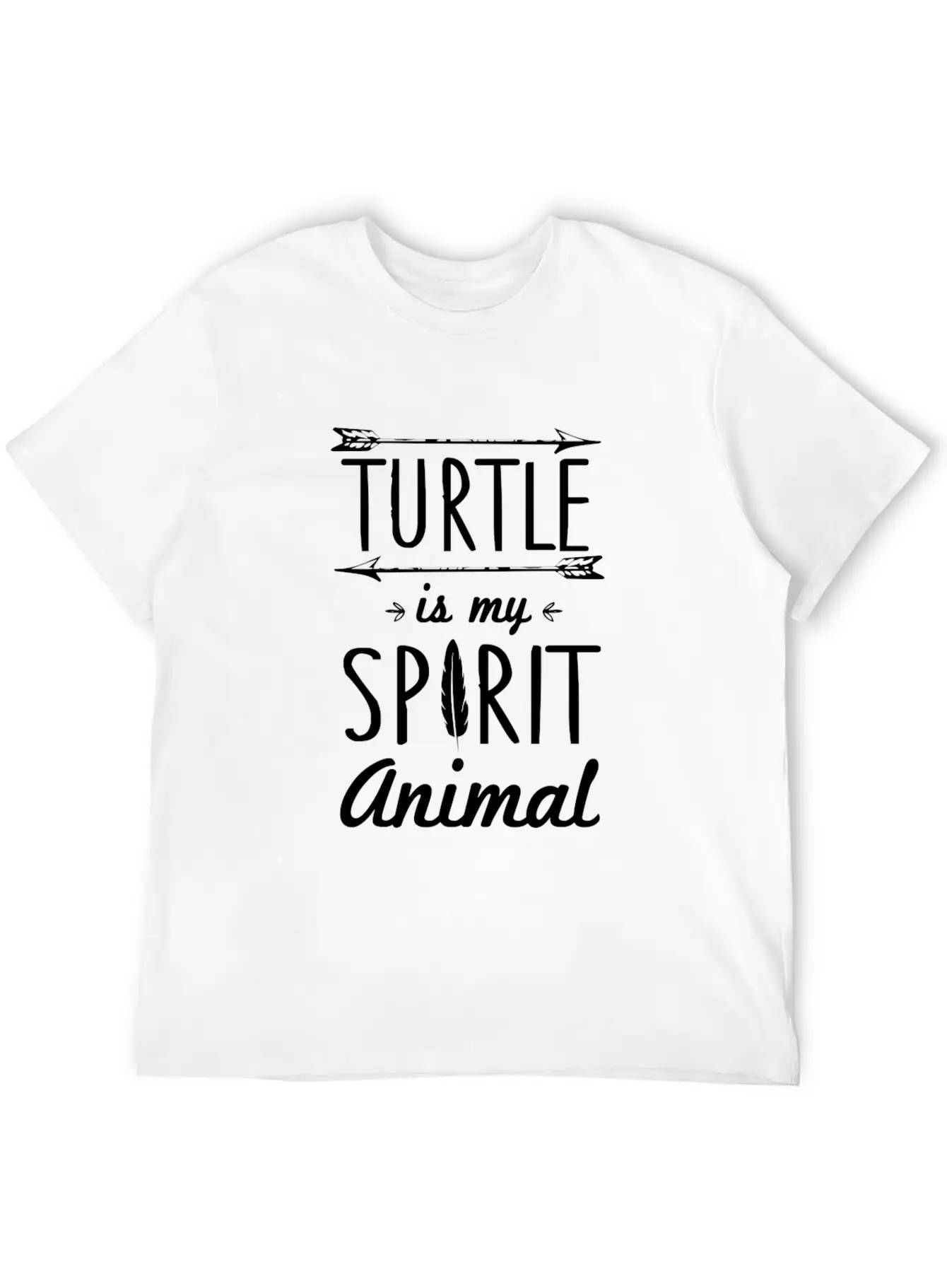 Turtle Is Spirit Animal T-Shirt Unisex Casual T-Shirt – Clean Design For Daily Comfort