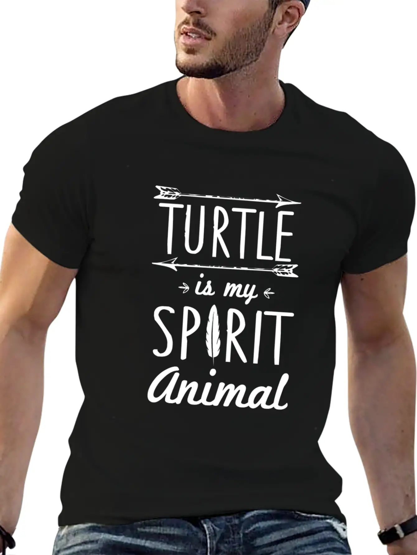 Turtle Is Spirit Animal T-Shirt Unisex Casual T-Shirt – Clean Design For Daily Comfort