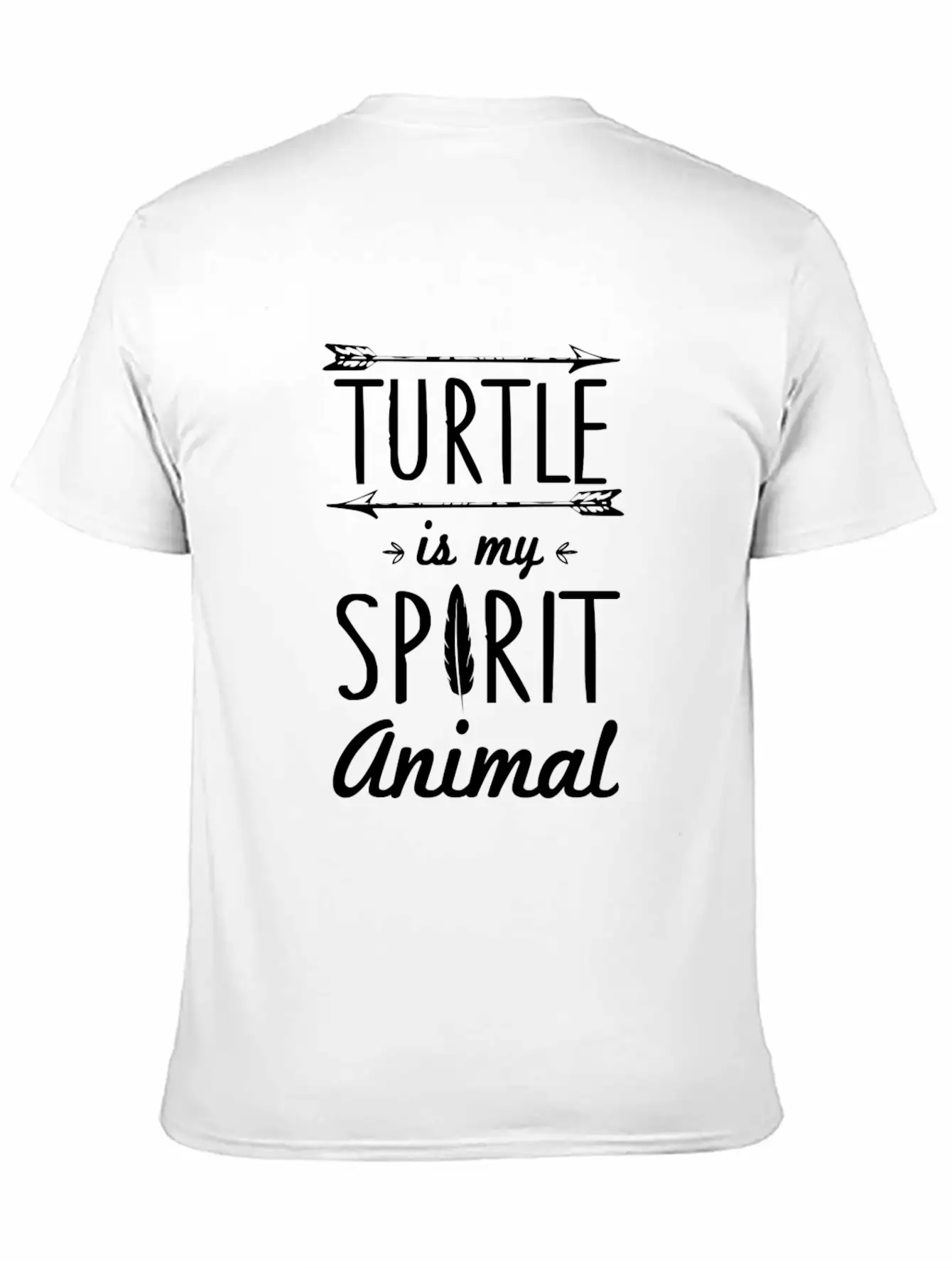 Turtle Is Spirit Animal T-Shirt Unisex Casual T-Shirt – Clean Design For Daily Comfort