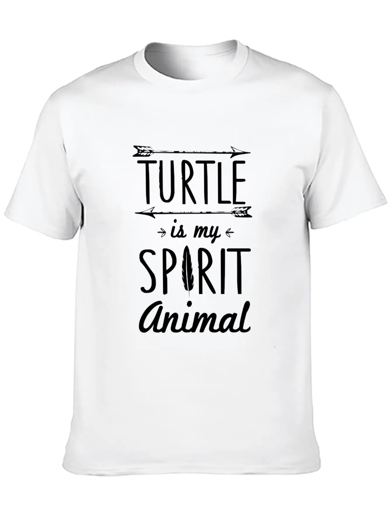 Turtle Is Spirit Animal T-Shirt Unisex Casual T-Shirt – Clean Design For Daily Comfort