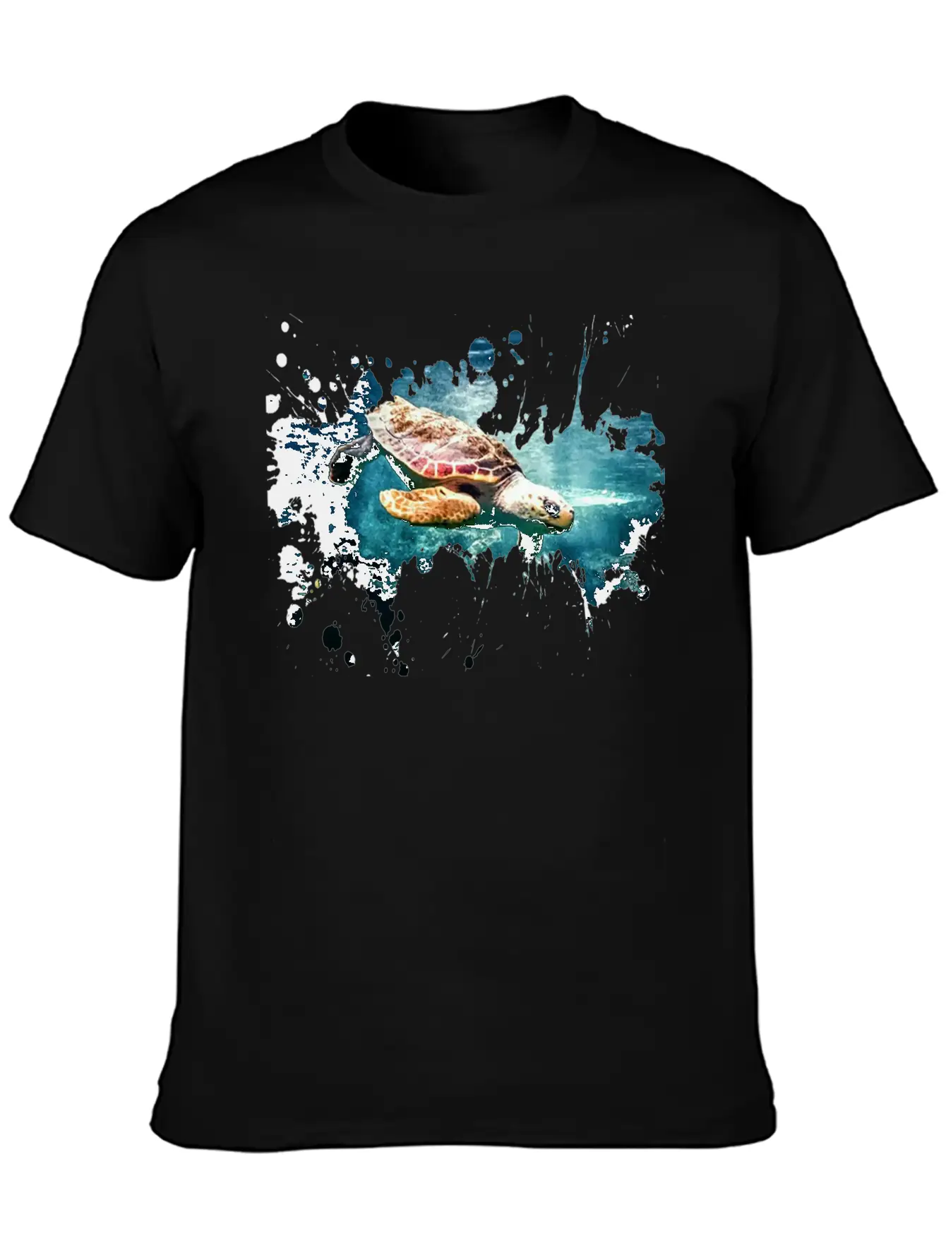 Turtle Lightweight Cotton T-Shirt – Daily Comfort Graphic Shirt