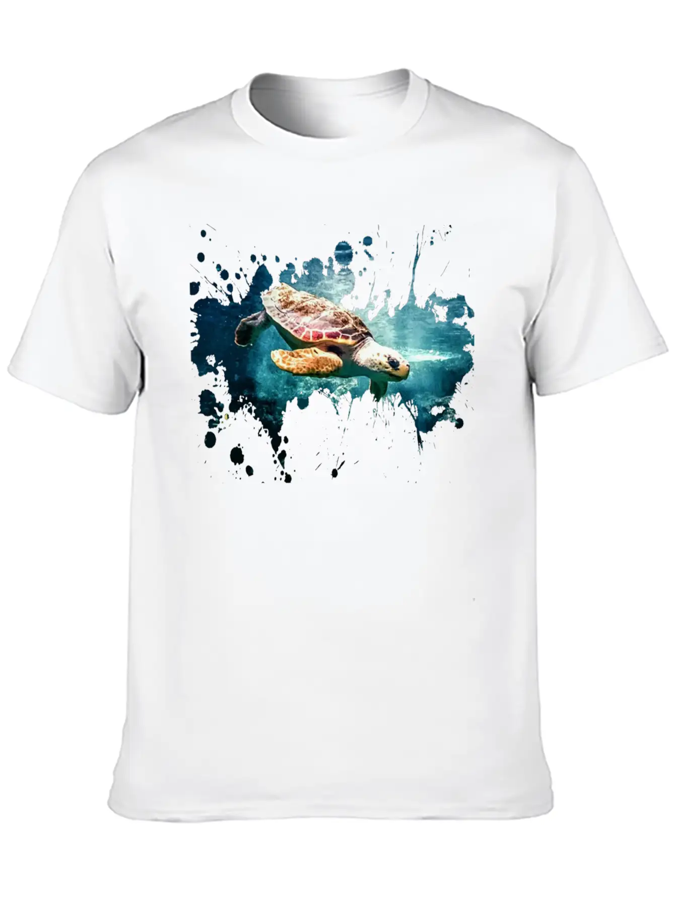 Turtle Lightweight Cotton T-Shirt – Daily Comfort Graphic Shirt