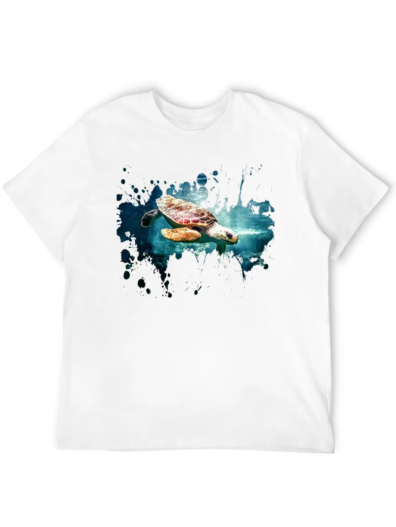Turtle Lightweight Cotton T-Shirt – Daily Comfort Graphic Shirt