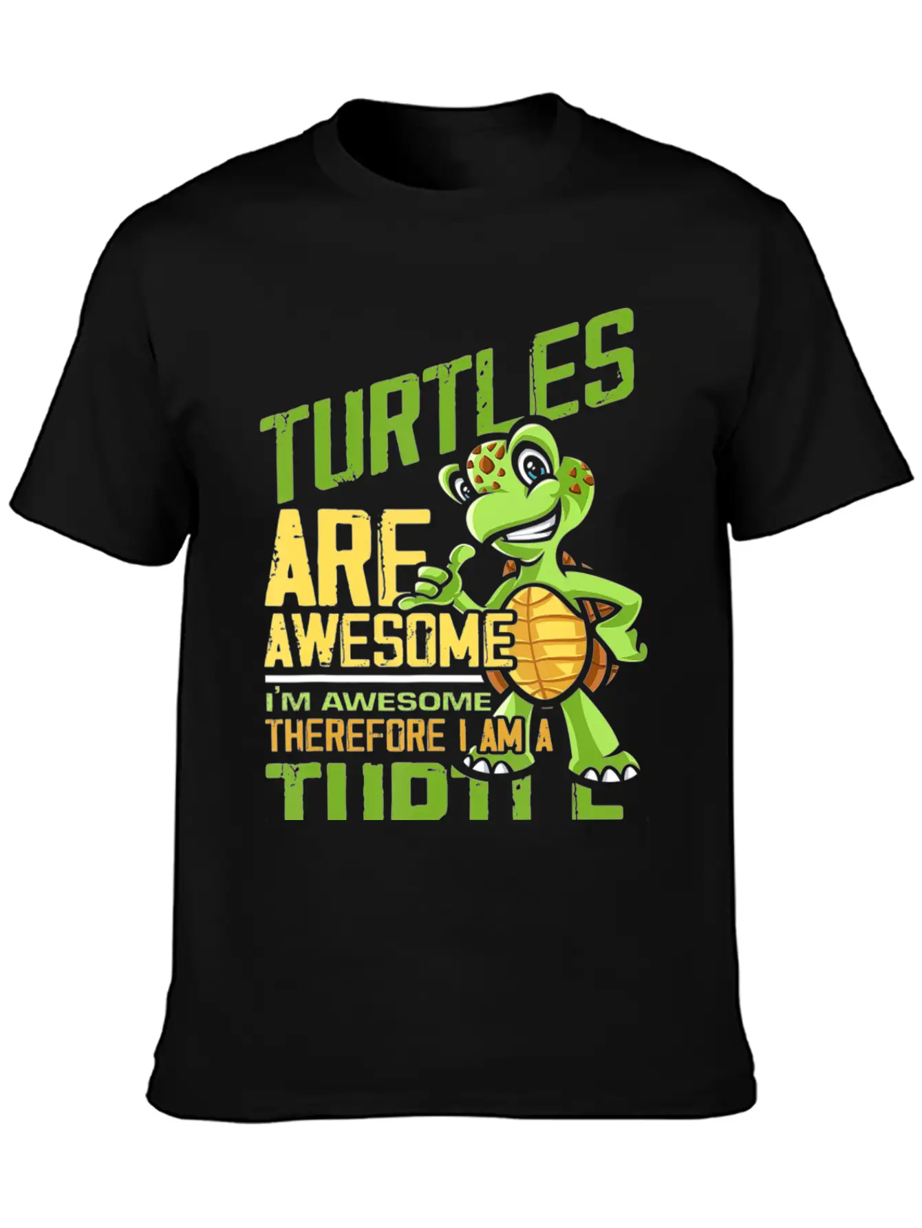 Turtles Are Awesome Men Women Kids Turtle T Modern Fit Casual T-Shirt ��� Clean And Versatile Design