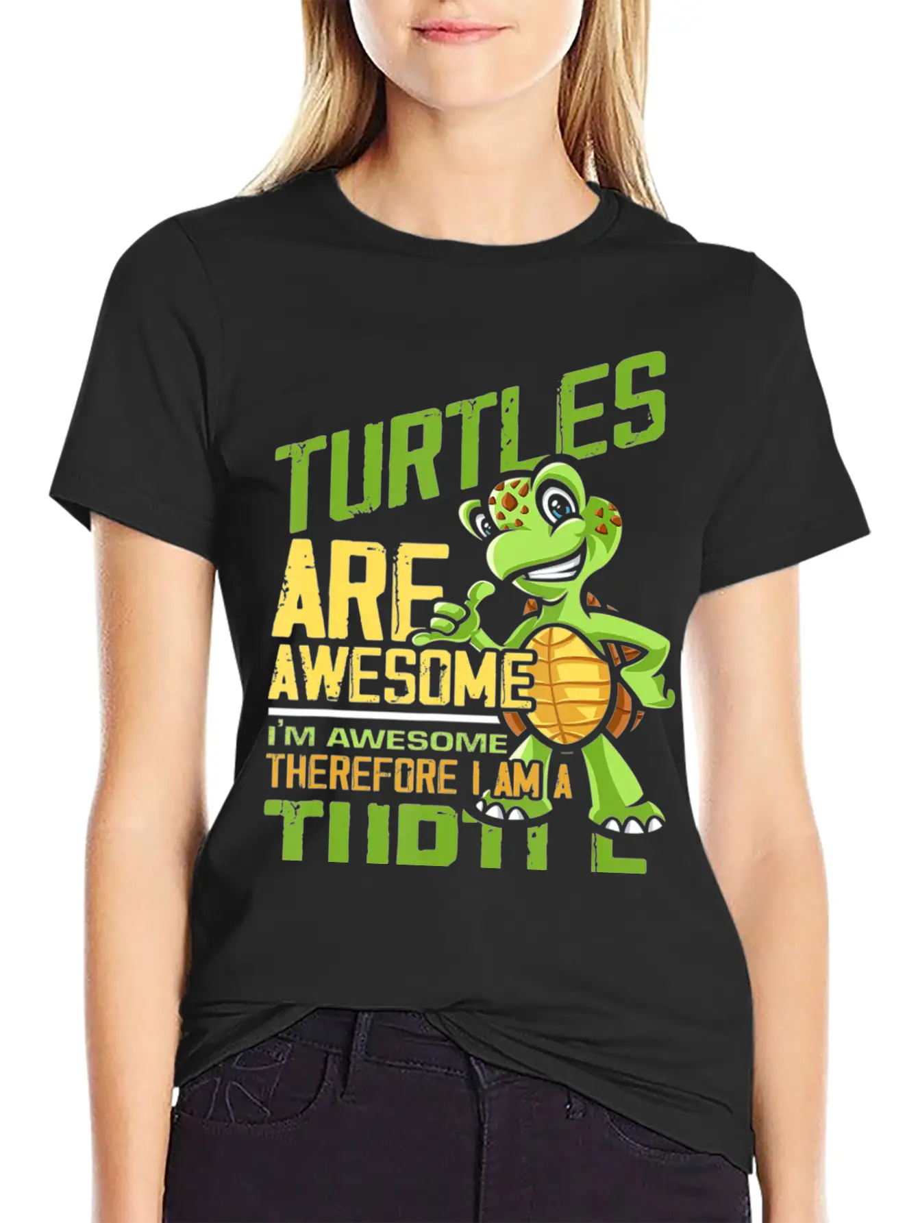 Turtles Are Awesome Men Women Kids Turtle T Modern Fit Casual T-Shirt ��� Clean And Versatile Design