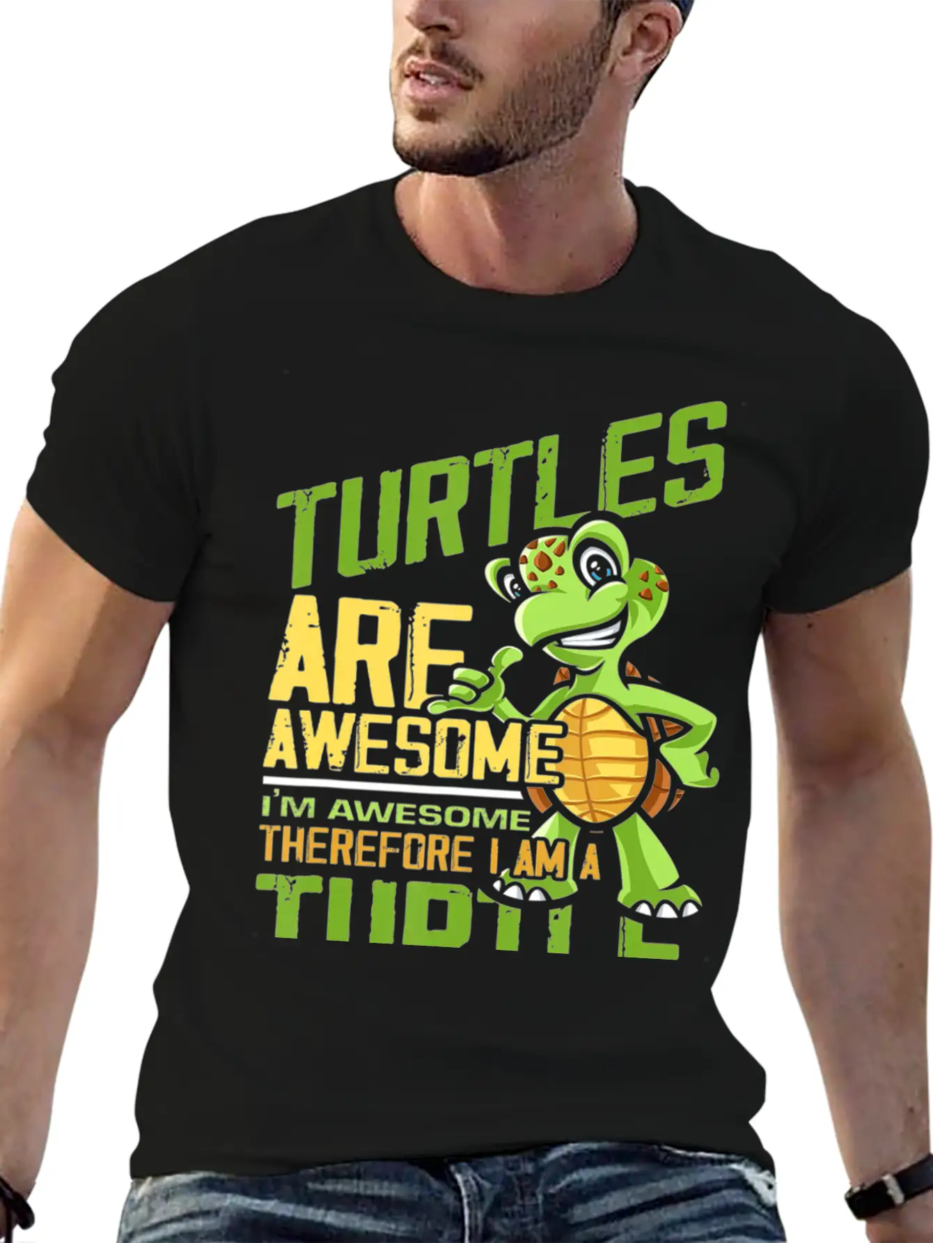 Turtles Are Awesome Men Women Kids Turtle T Modern Fit Casual T-Shirt ��� Clean And Versatile Design