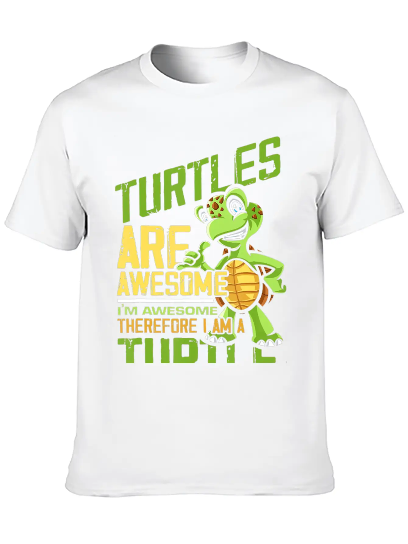 Turtles Are Awesome Men Women Kids Turtle T Modern Fit Casual T-Shirt ��� Clean And Versatile Design