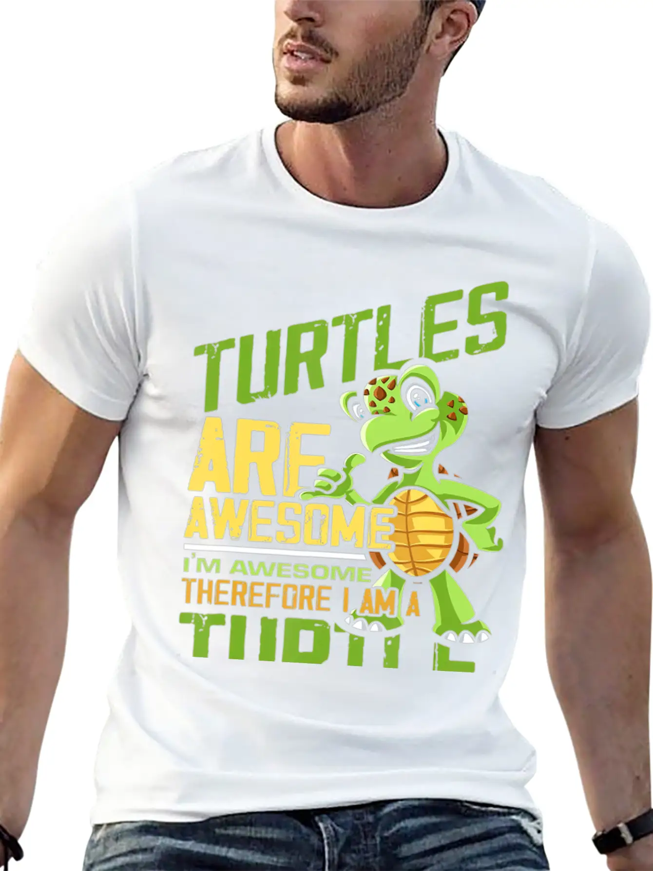 Turtles Are Awesome Men Women Kids Turtle T Modern Fit Casual T-Shirt ��� Clean And Versatile Design