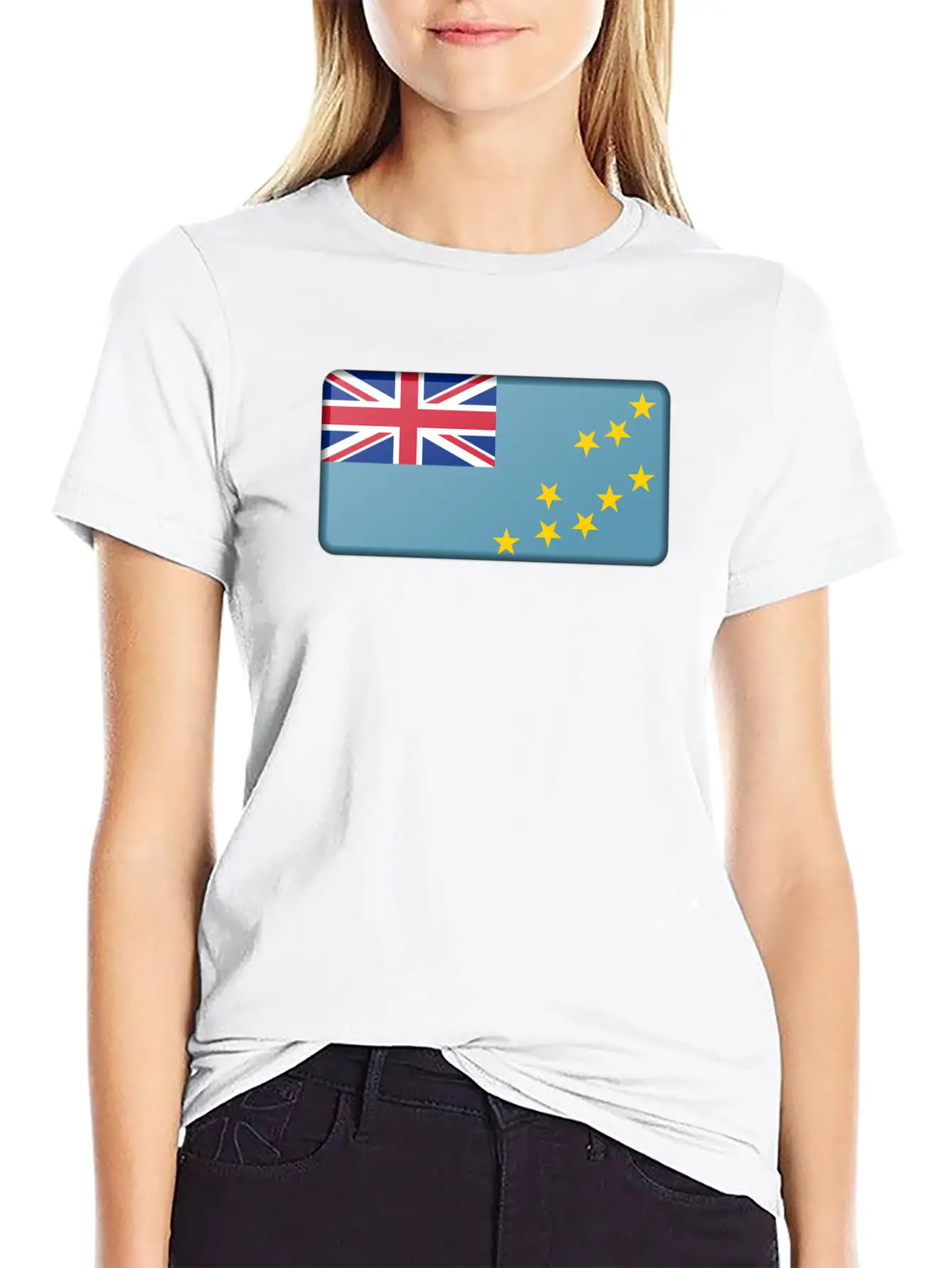 Tuvala Flag Unisex Casual T-Shirt – Clean Design For Daily Comfort