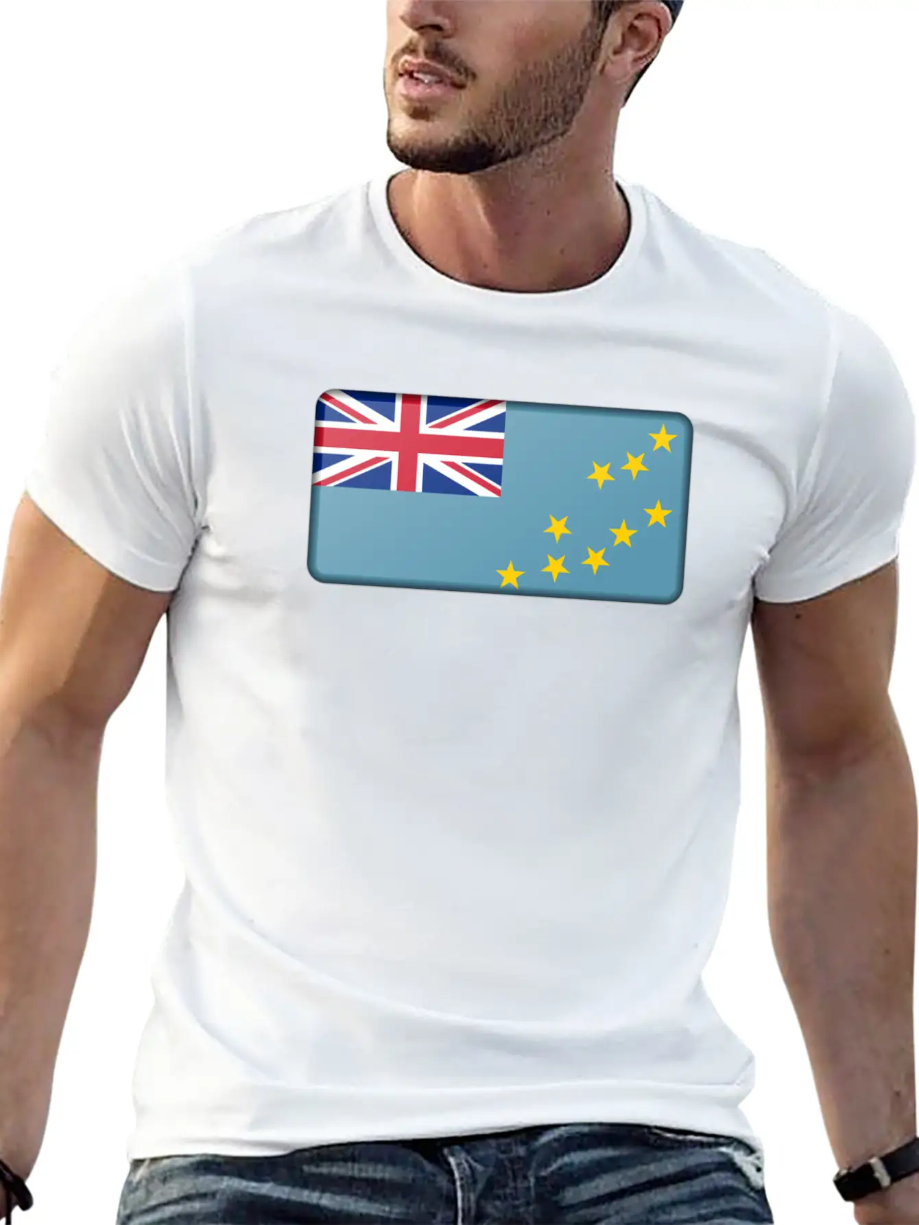 Tuvala Flag Unisex Casual T-Shirt – Clean Design For Daily Comfort