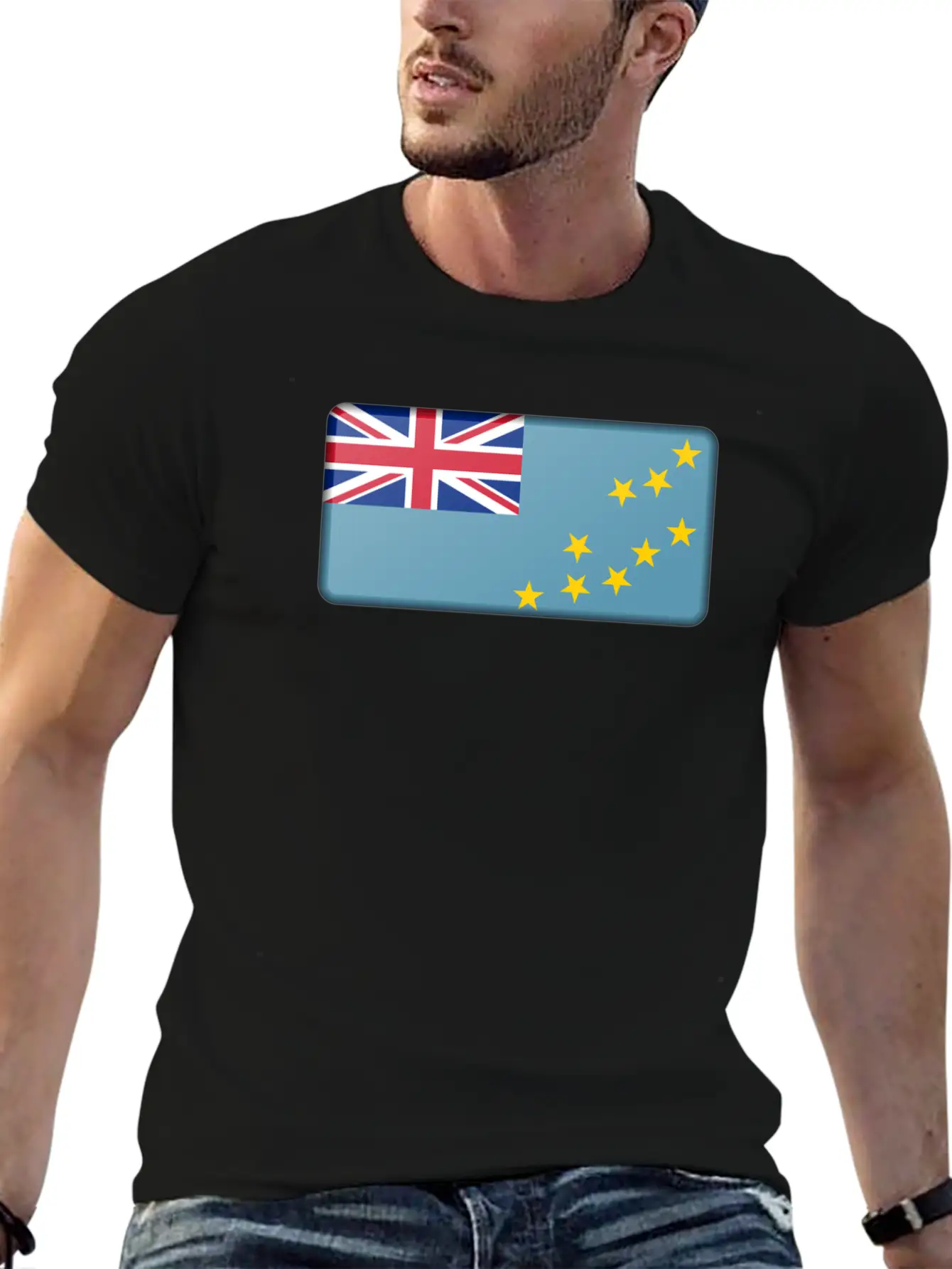 Tuvala Flag Unisex Casual T-Shirt – Clean Design For Daily Comfort