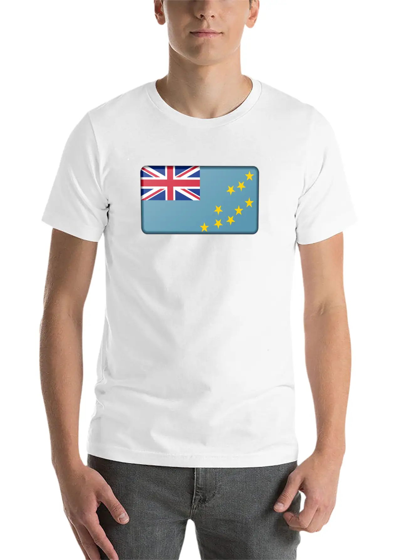 Tuvala Flag Unisex Casual T-Shirt – Clean Design For Daily Comfort
