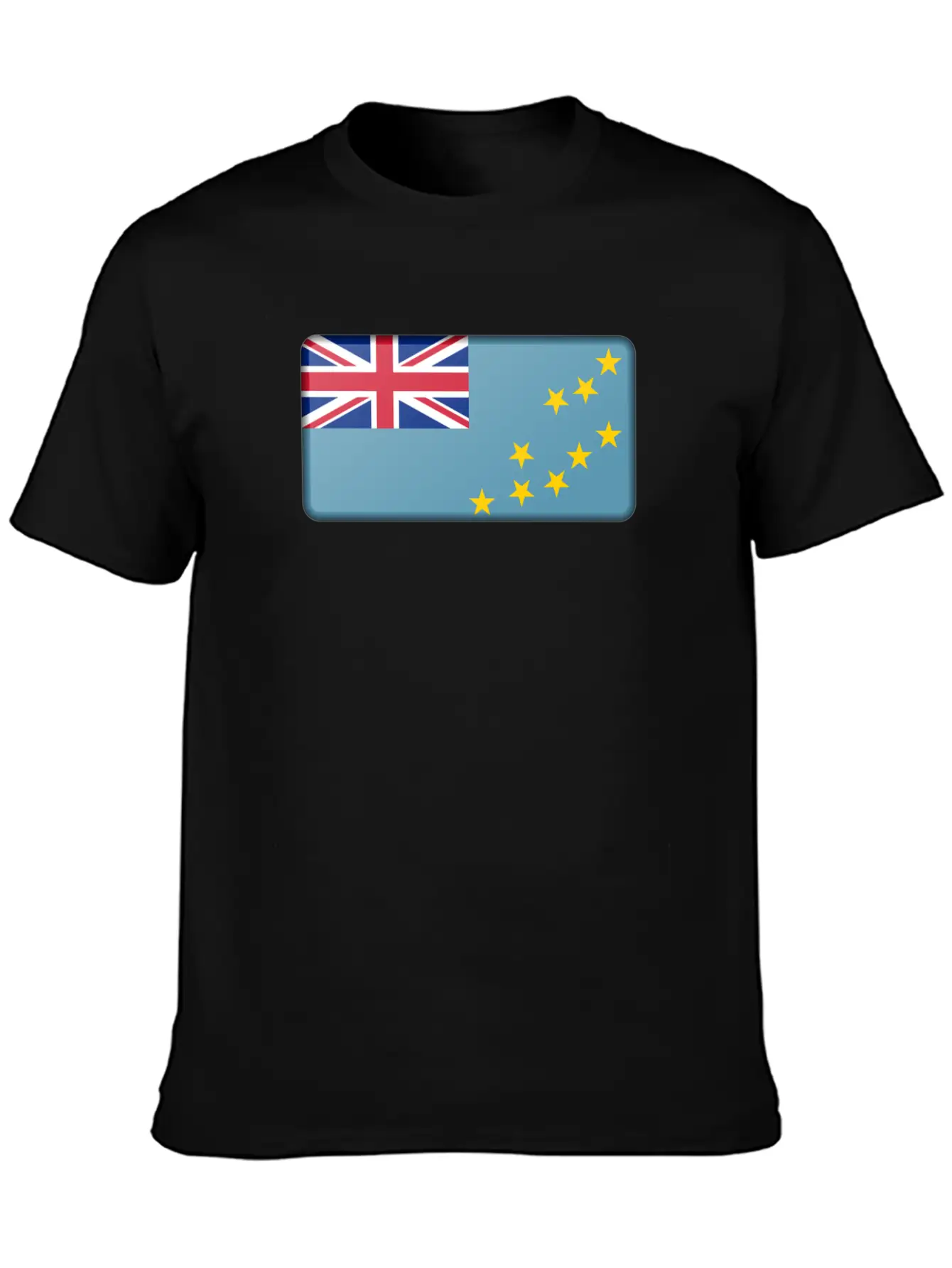Tuvala Flag Unisex Casual T-Shirt – Clean Design For Daily Comfort