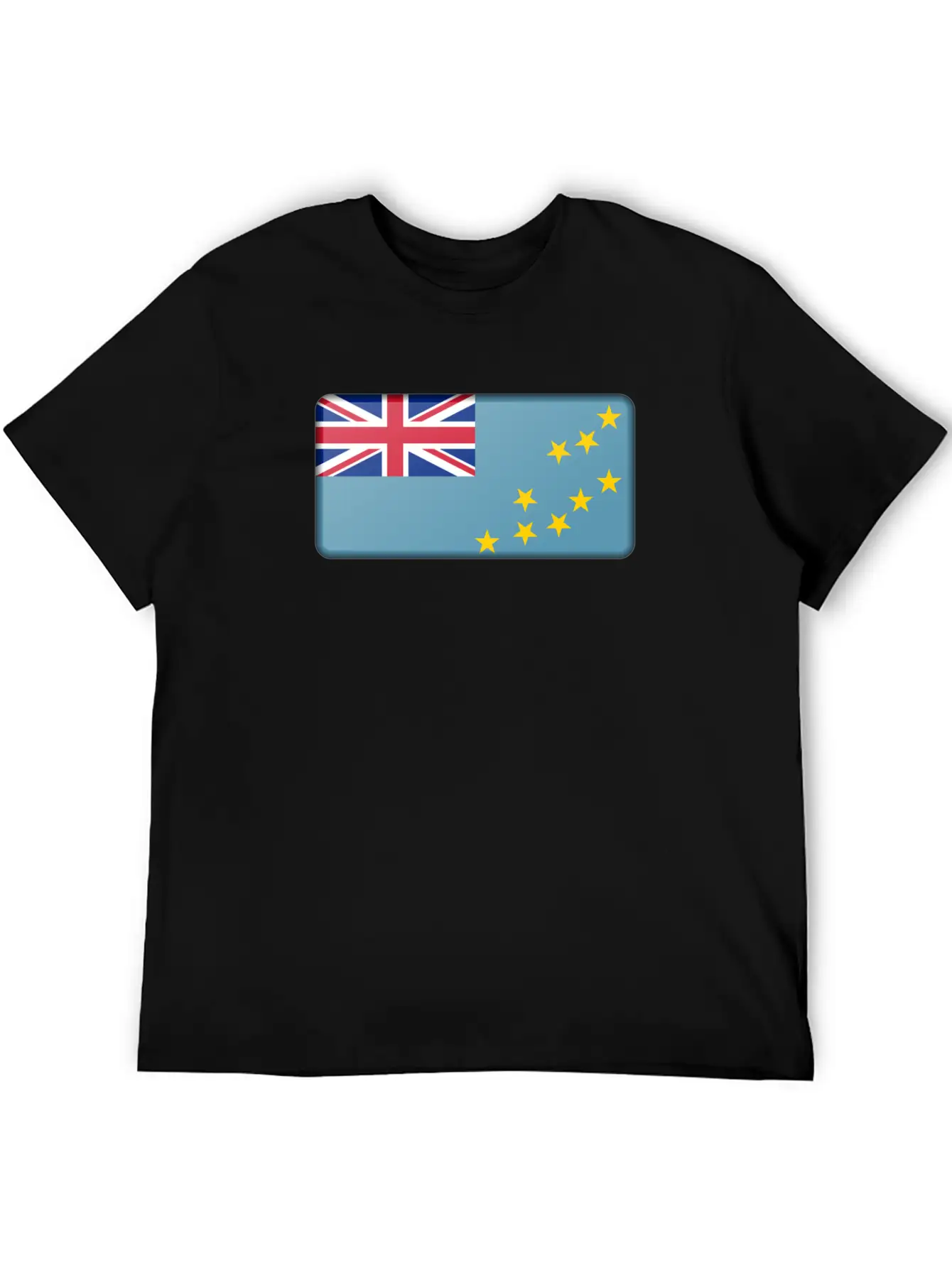 Tuvala Flag Unisex Casual T-Shirt – Clean Design For Daily Comfort