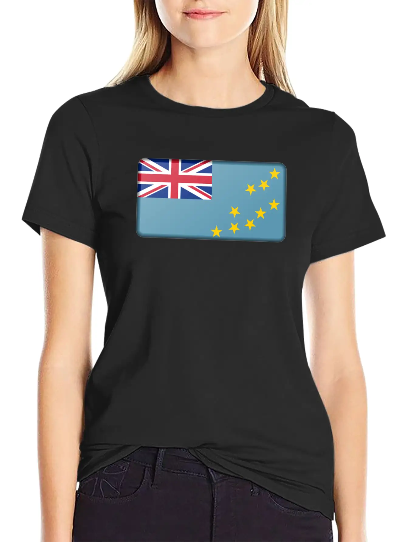 Tuvala Flag Unisex Casual T-Shirt – Clean Design For Daily Comfort