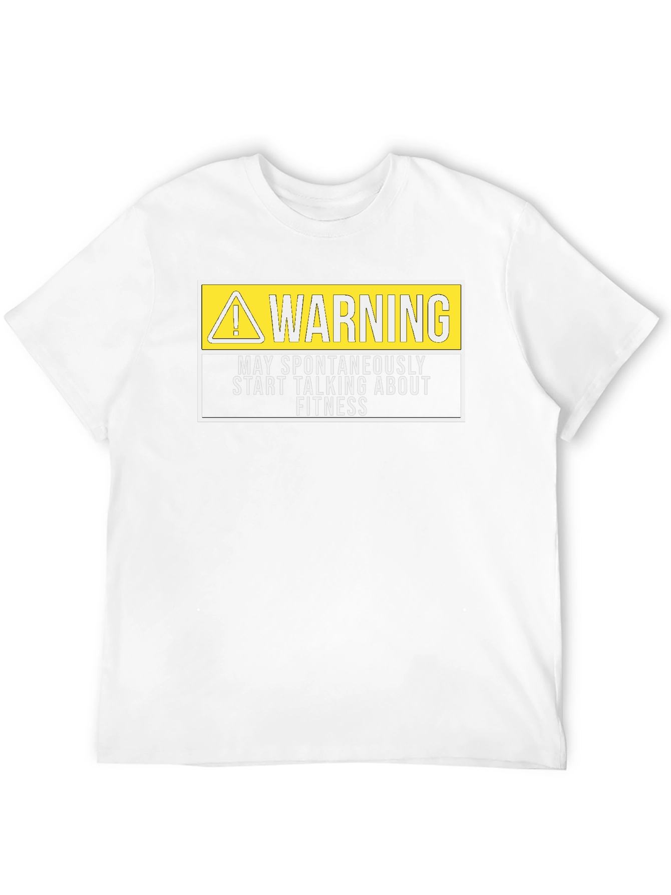 Warning: May Spontaneously Talk About Fitness T-Shirt