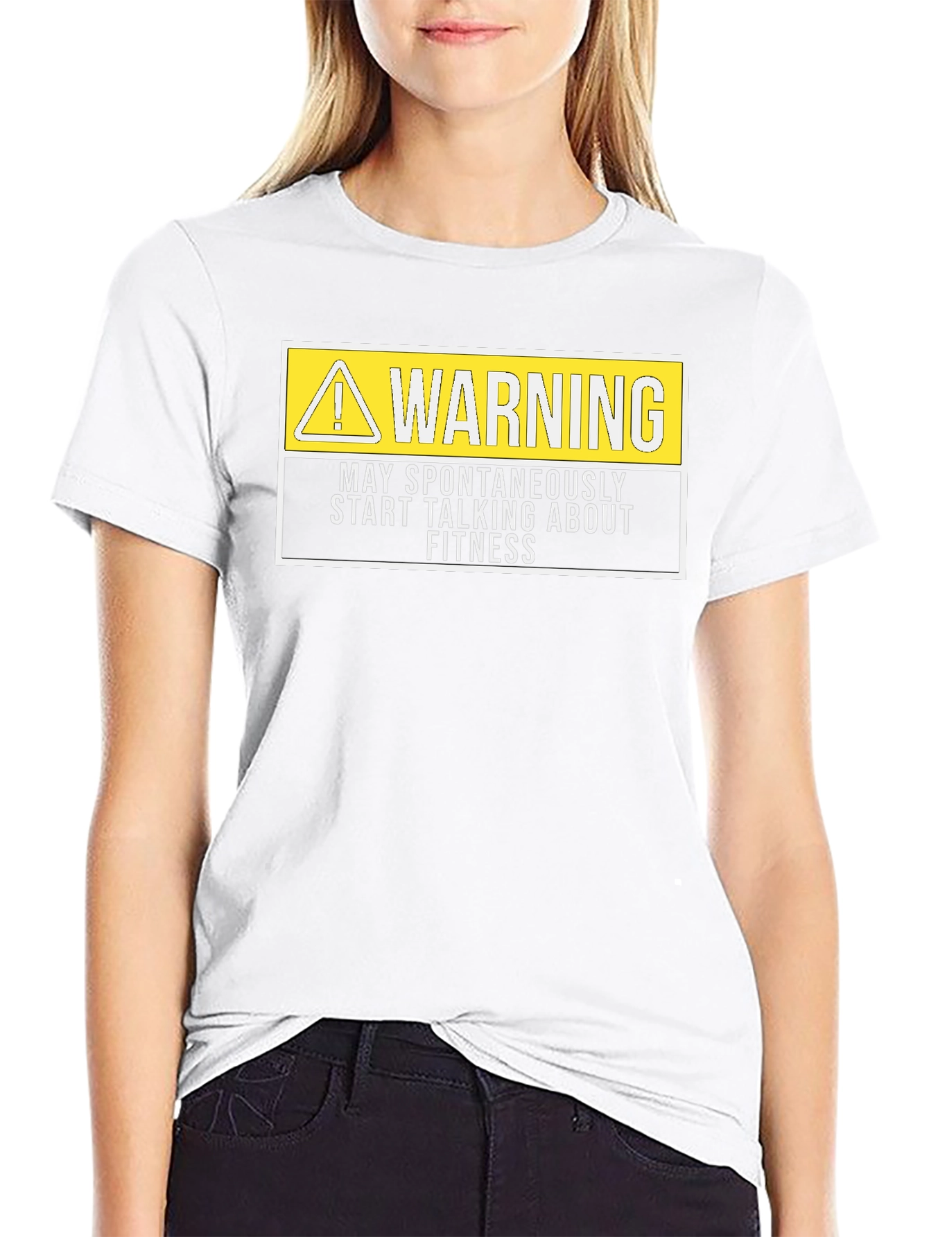 Warning: May Spontaneously Talk About Fitness T-Shirt