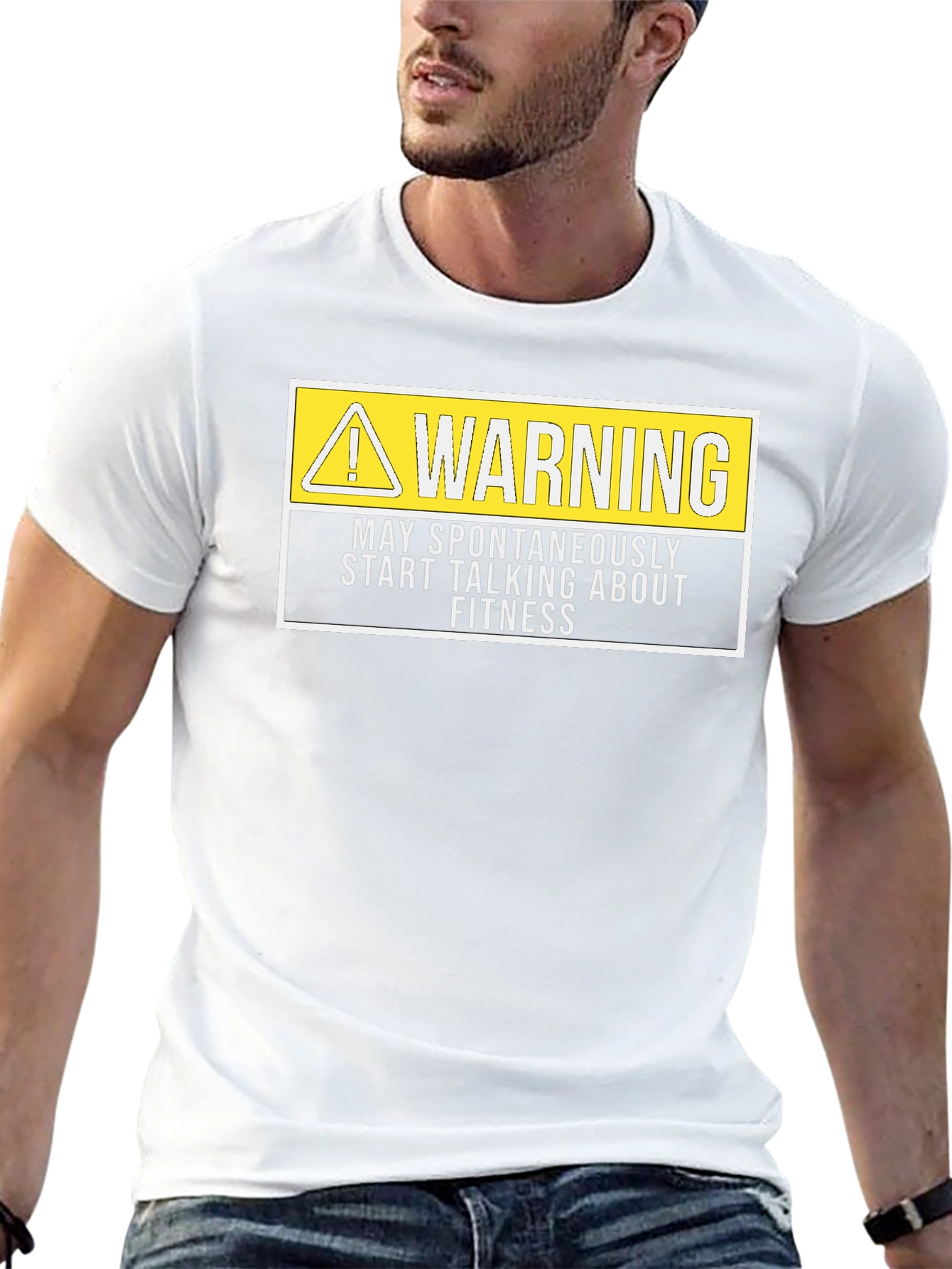 Warning: May Spontaneously Talk About Fitness T-Shirt