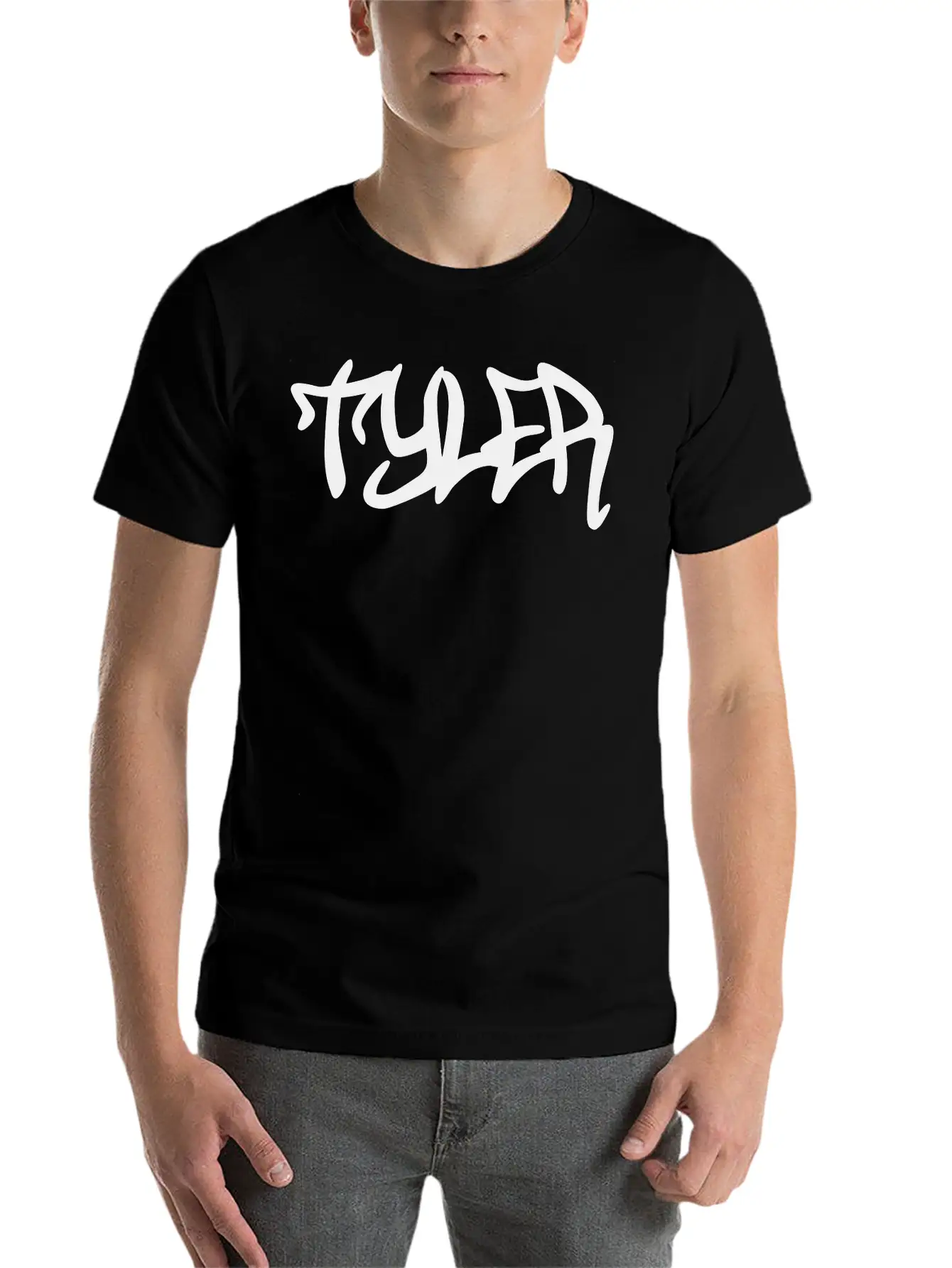 Tyler Graffiti Soft Cotton Short Sleeve Tee – Unisex Wardrobe Staple