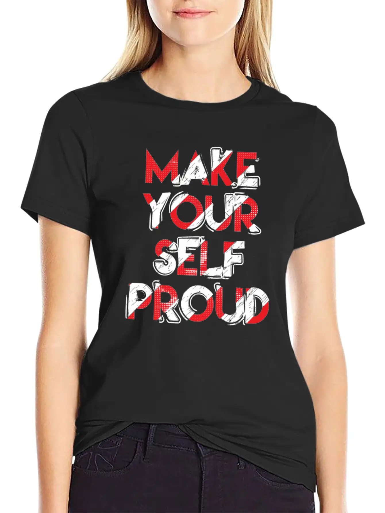 Typography Art Design Comfortable Minimalist Graphic Tee – Summer Style Essential
