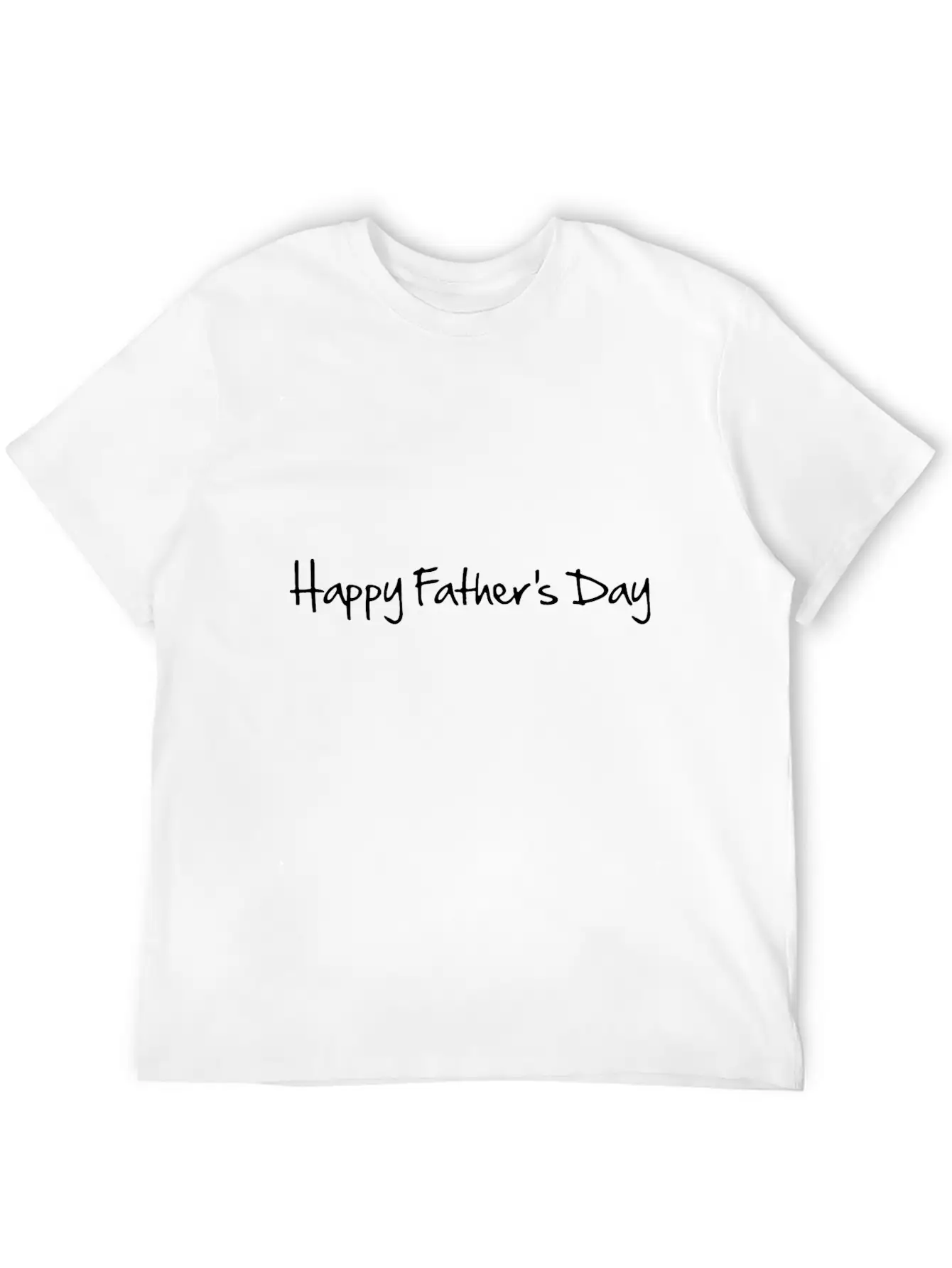 Typography Happy Father Day Lightweight Cotton T-Shirt – Daily Comfort Graphic Shirt