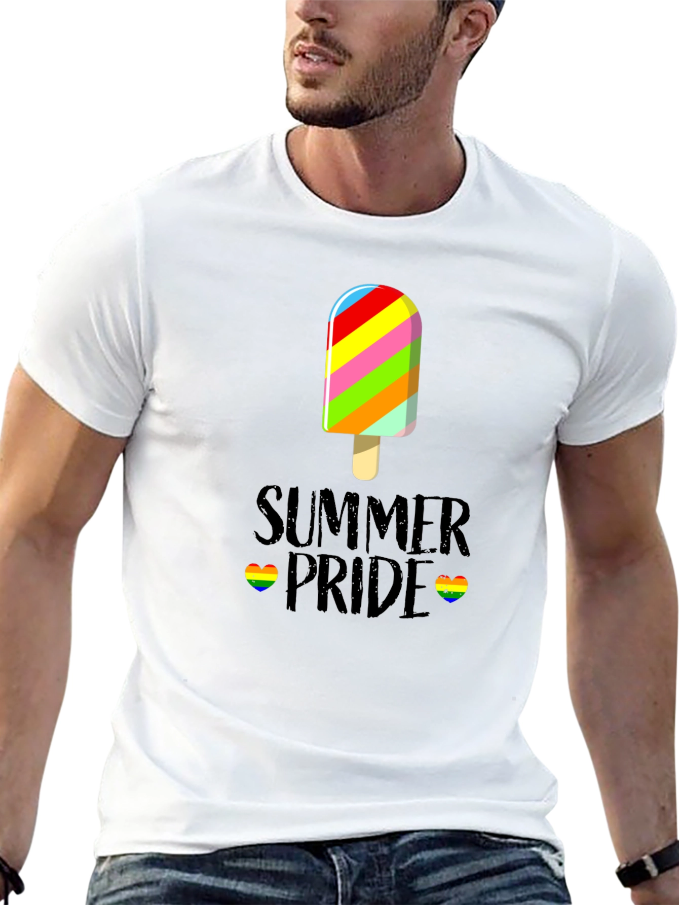 Summer Pride T-Shirt - Rainbow Ice Cream