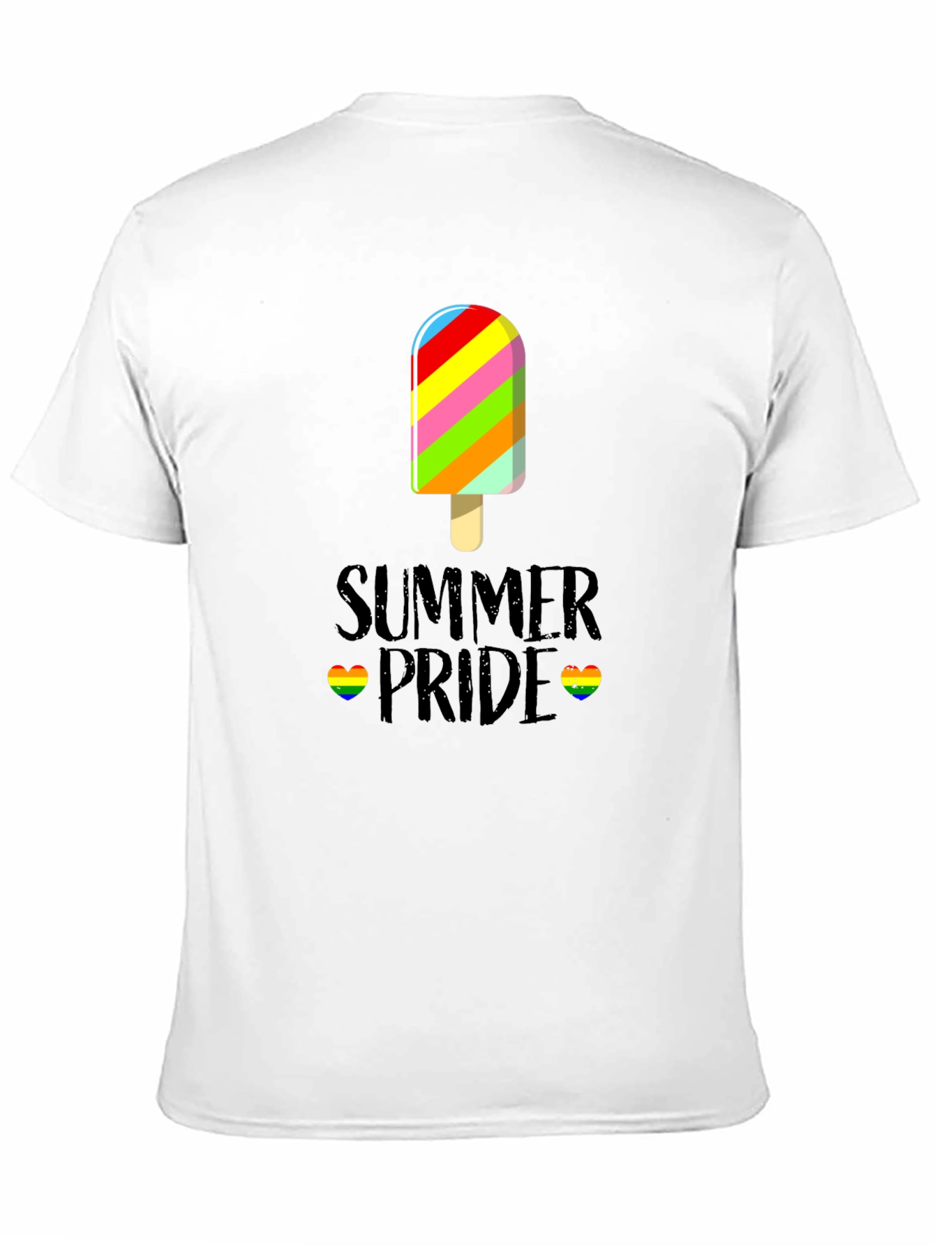 Summer Pride T-Shirt - Rainbow Ice Cream