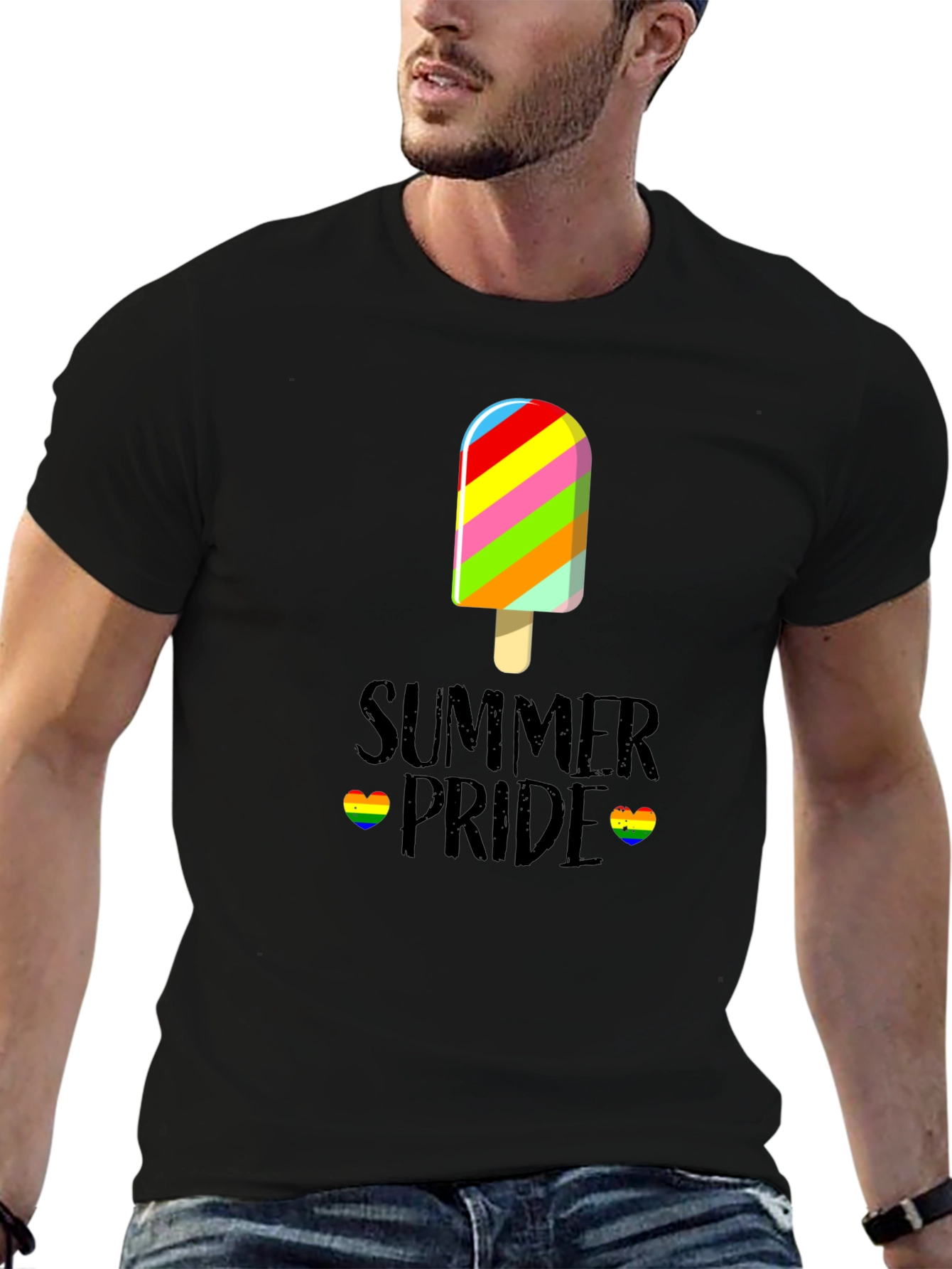 Summer Pride T-Shirt - Rainbow Ice Cream