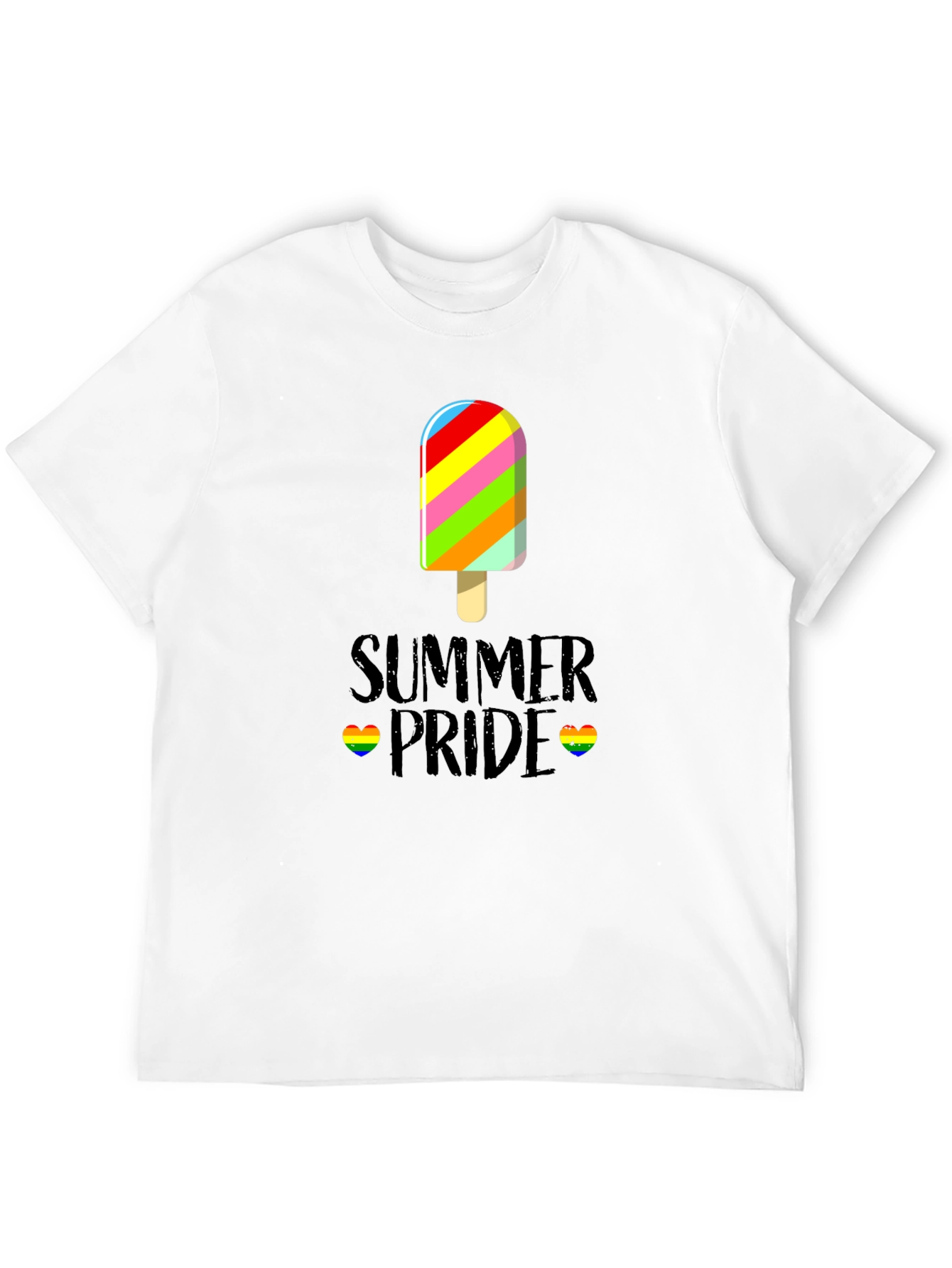 Summer Pride T-Shirt - Rainbow Ice Cream