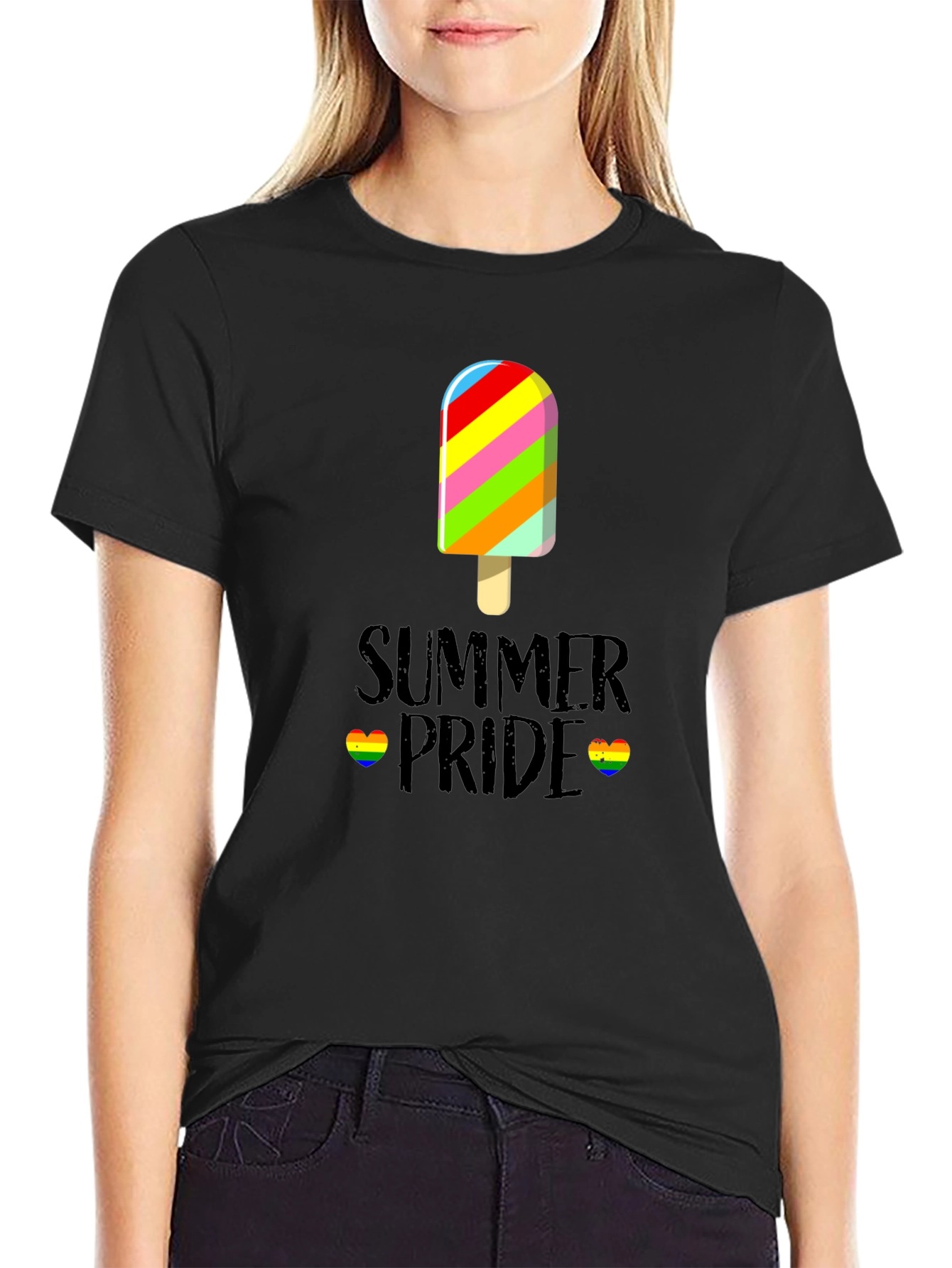 Summer Pride T-Shirt - Rainbow Ice Cream