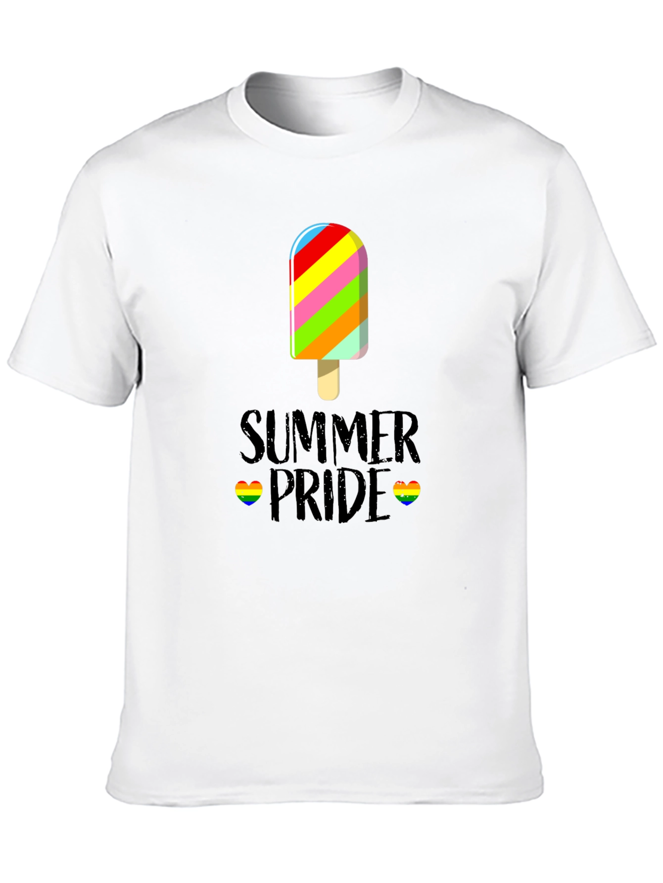 Summer Pride T-Shirt - Rainbow Ice Cream