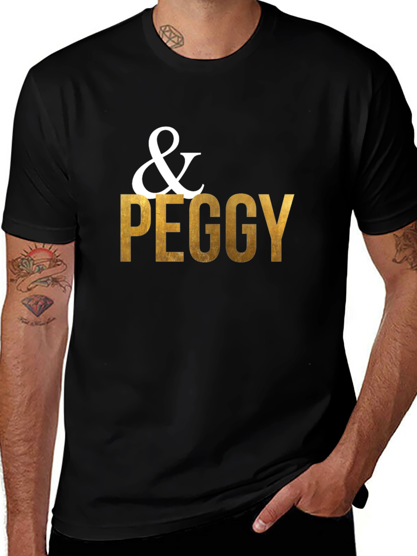 & Peggy Graphic Tee - Black T-Shirt