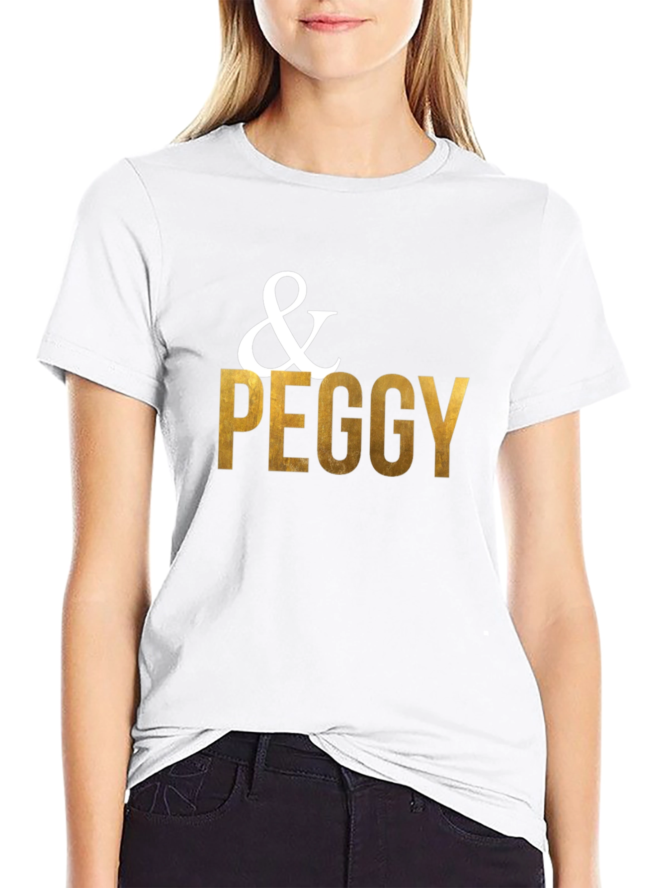 & Peggy Graphic Tee - Black T-Shirt