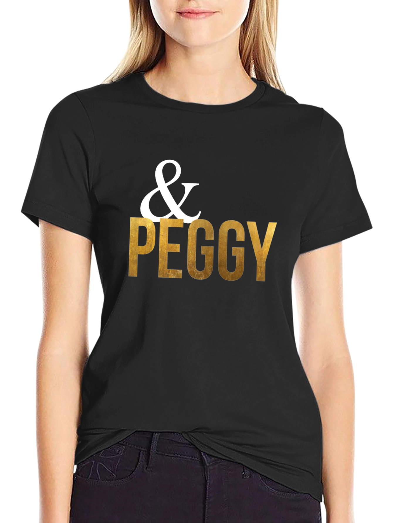 & Peggy Graphic Tee - Black T-Shirt
