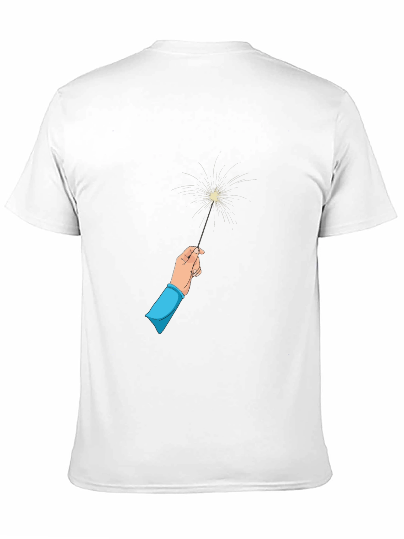 Sparkler Graphic Black Tee