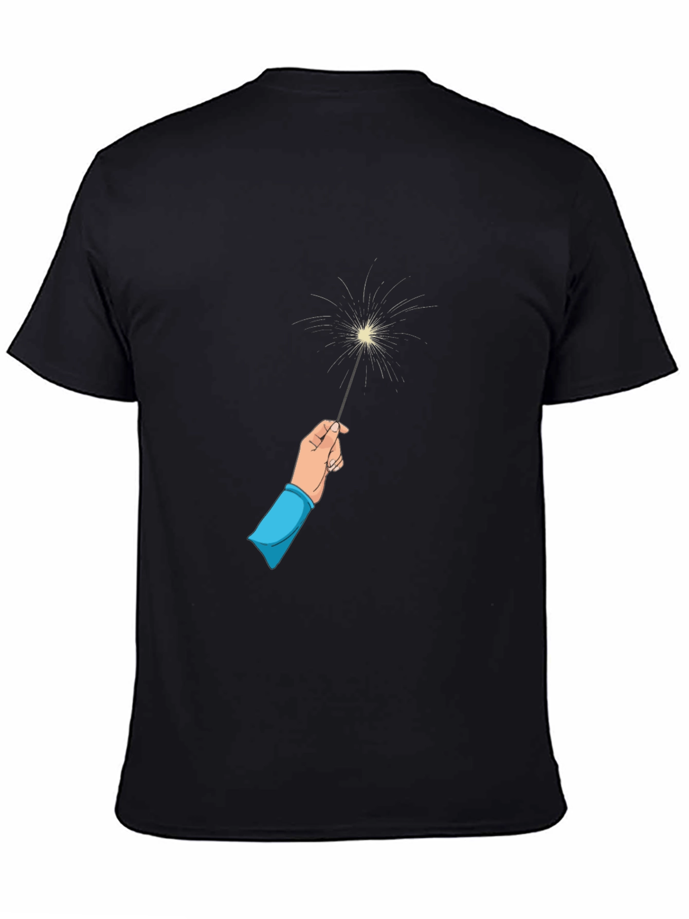 Sparkler Graphic Black Tee