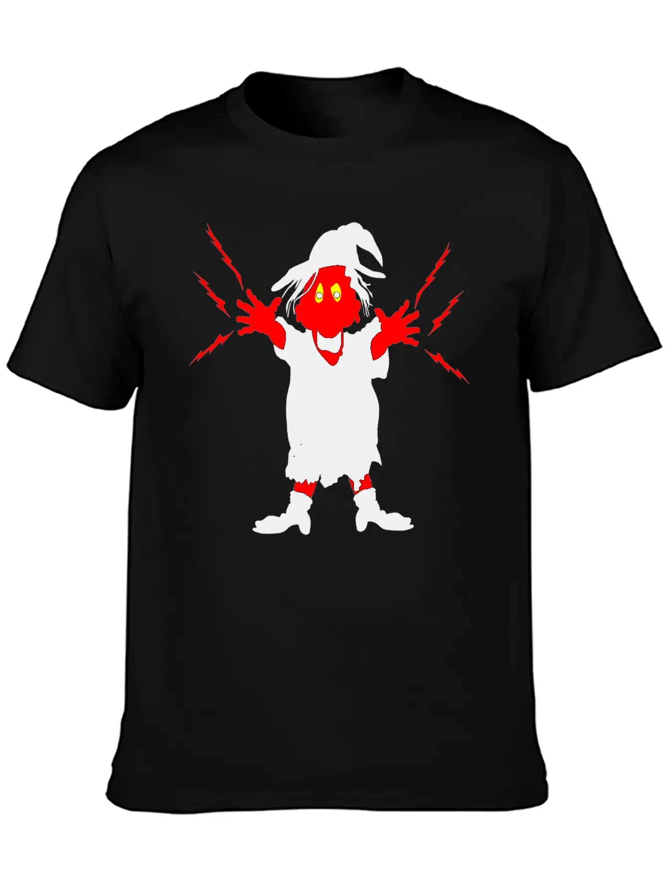 Ugly Witch With Magic Forces Lightning Modern Fit Casual T-Shirt – Clean And Versatile Design