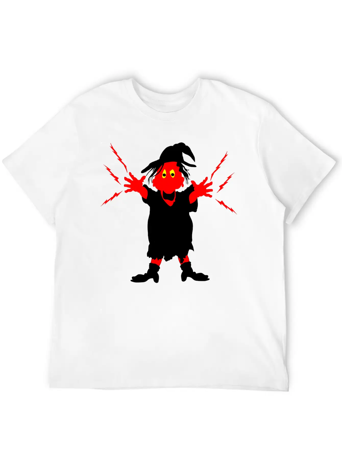 Ugly Witch With Magic Forces Lightning Modern Fit Casual T-Shirt – Clean And Versatile Design