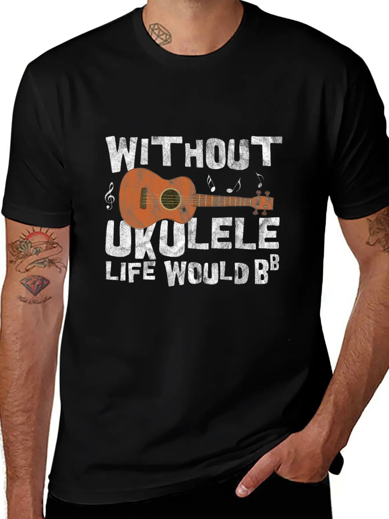 Ukulele Basic Graphic T-Shirt – Daily Comfort In Soft Cotton